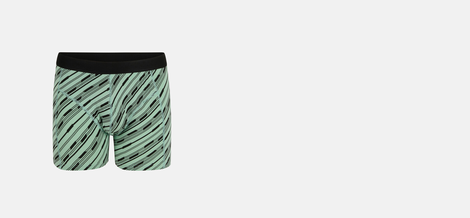 Gestreepte Boxershort Groen SHOEBY ACCESSOIRES