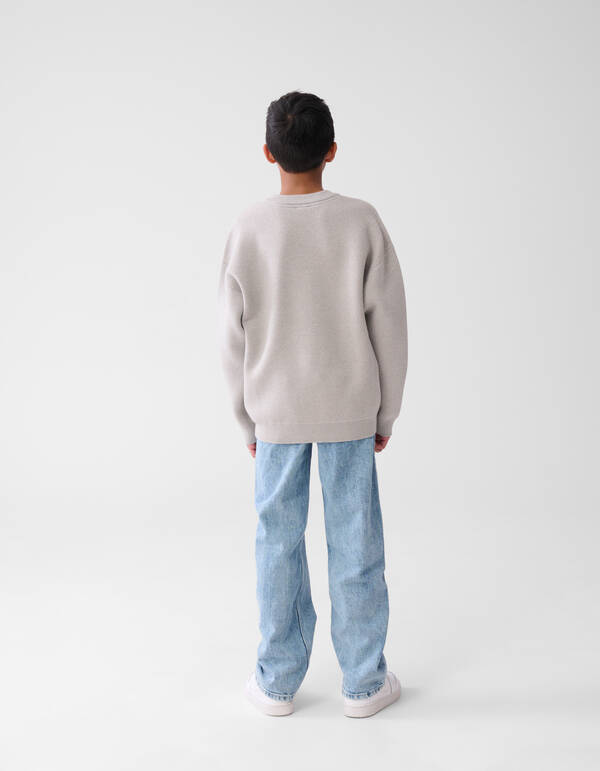 Tekst Trui Grijs SHOEBY BOYS