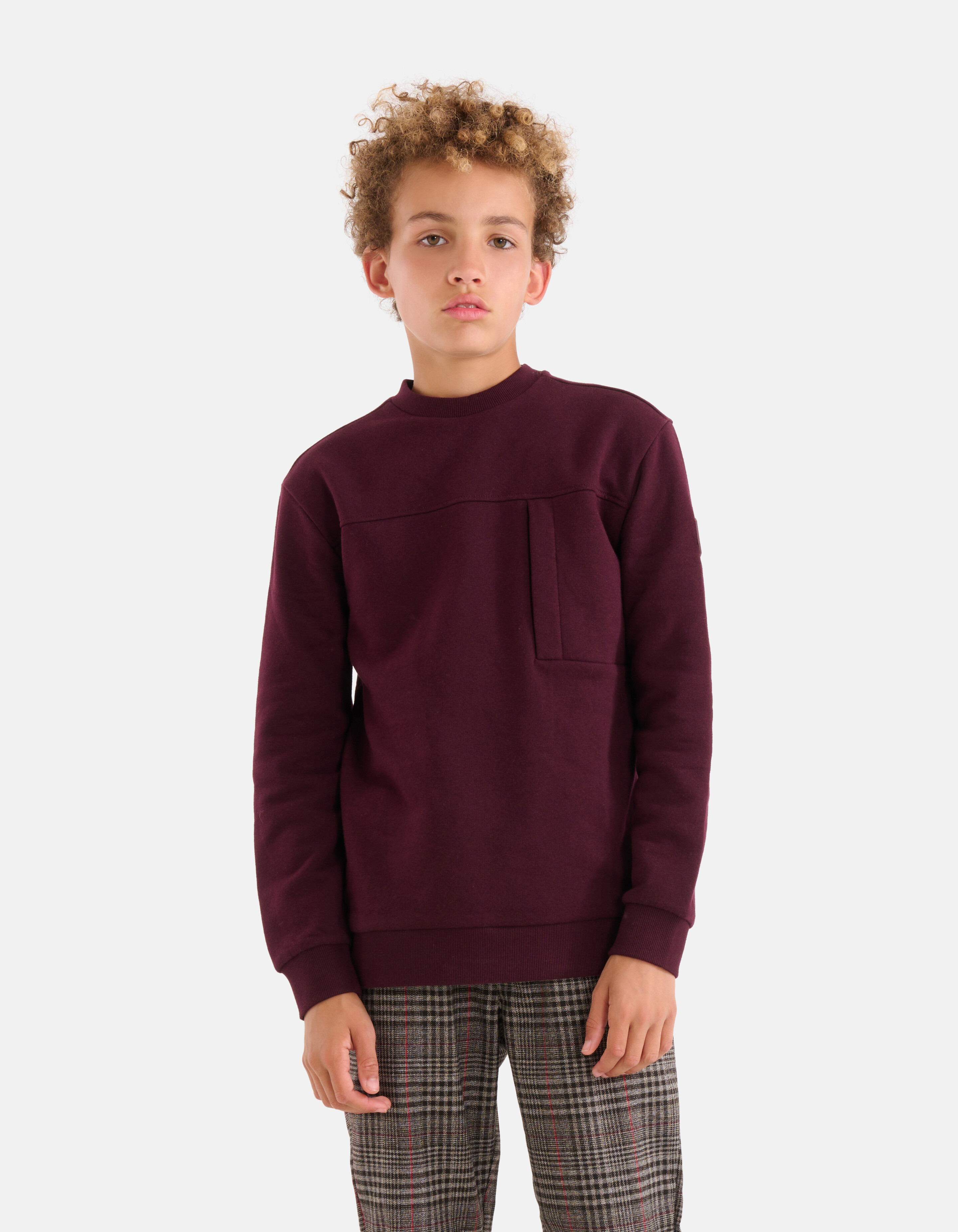 Pocket Sweater Bordeaux SHOEBY BOYS