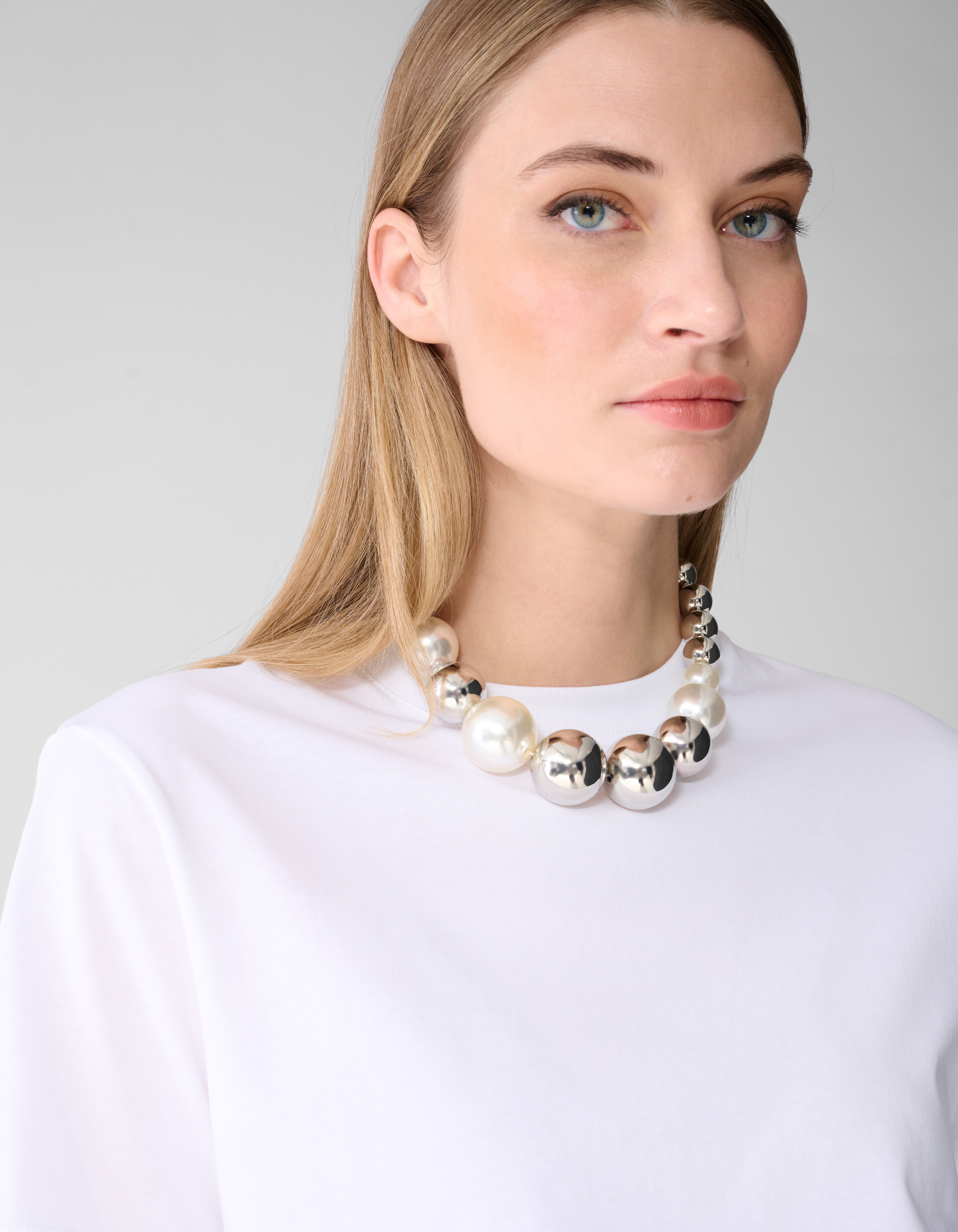 Basis T-shirt Wit SHOEBY WOMEN