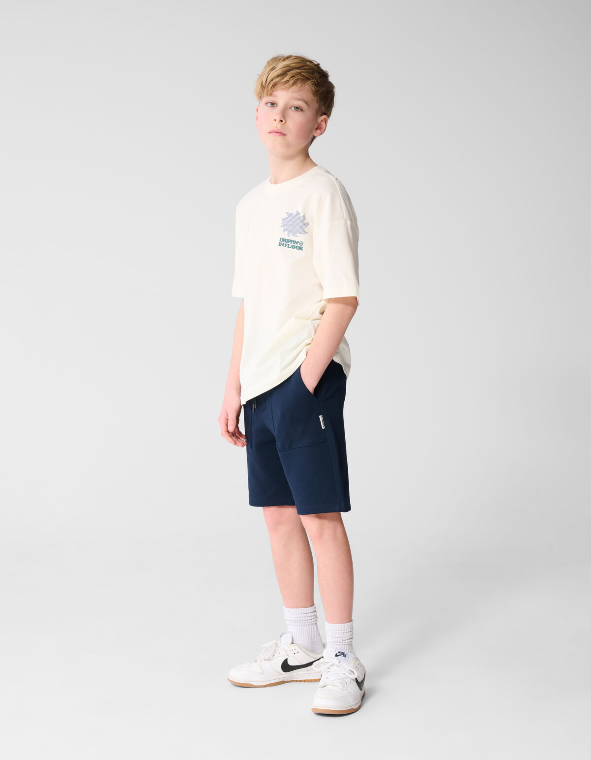 Pique Short Donkerblauw SHOEBY BOYS
