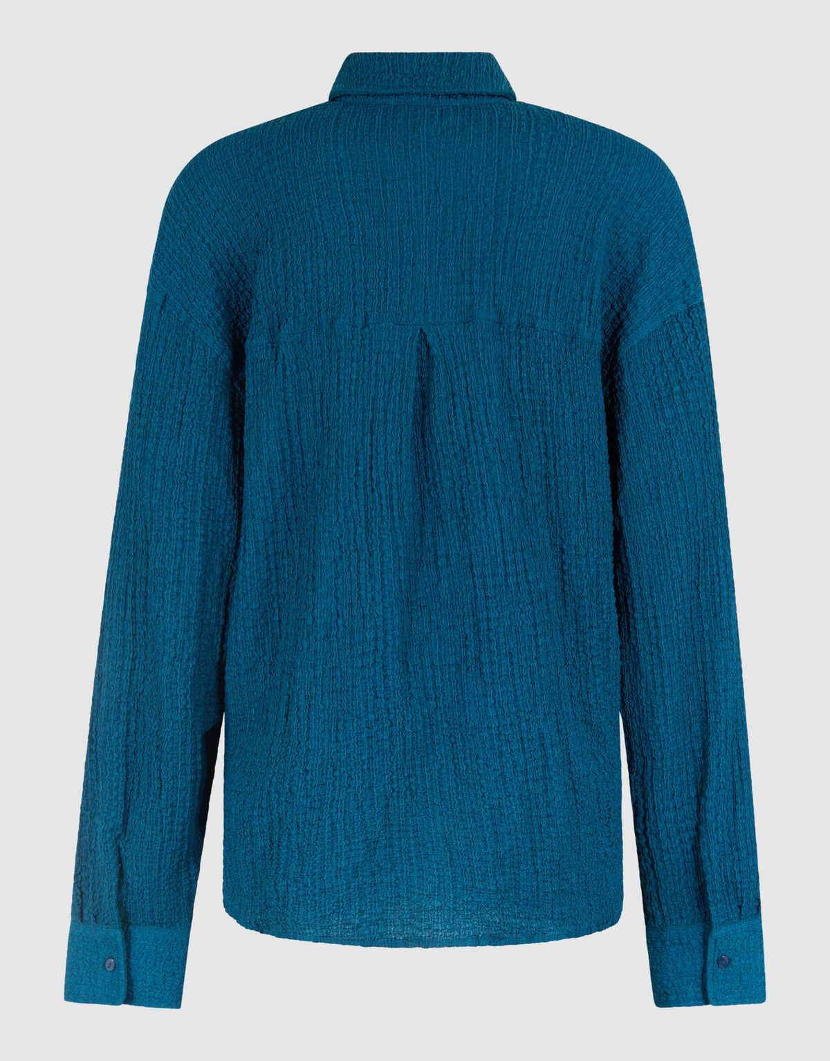 Crinkle Blouse Donkerblauw SHOEBY WOMEN