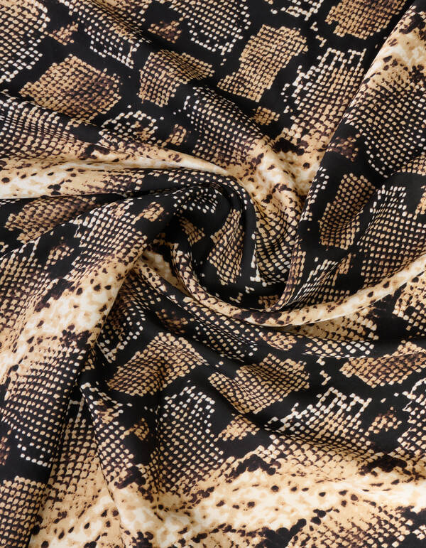 Printed Snake Sjaal Bruin SHOEBY ACCESSOIRES