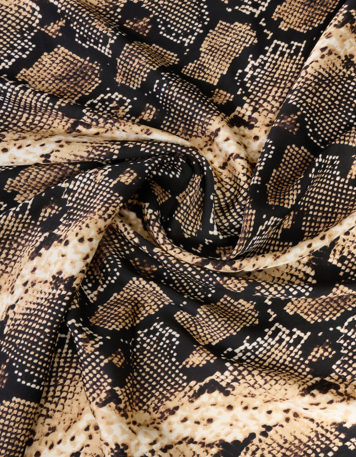 Printed Snake Sjaal Bruin SHOEBY ACCESSOIRES