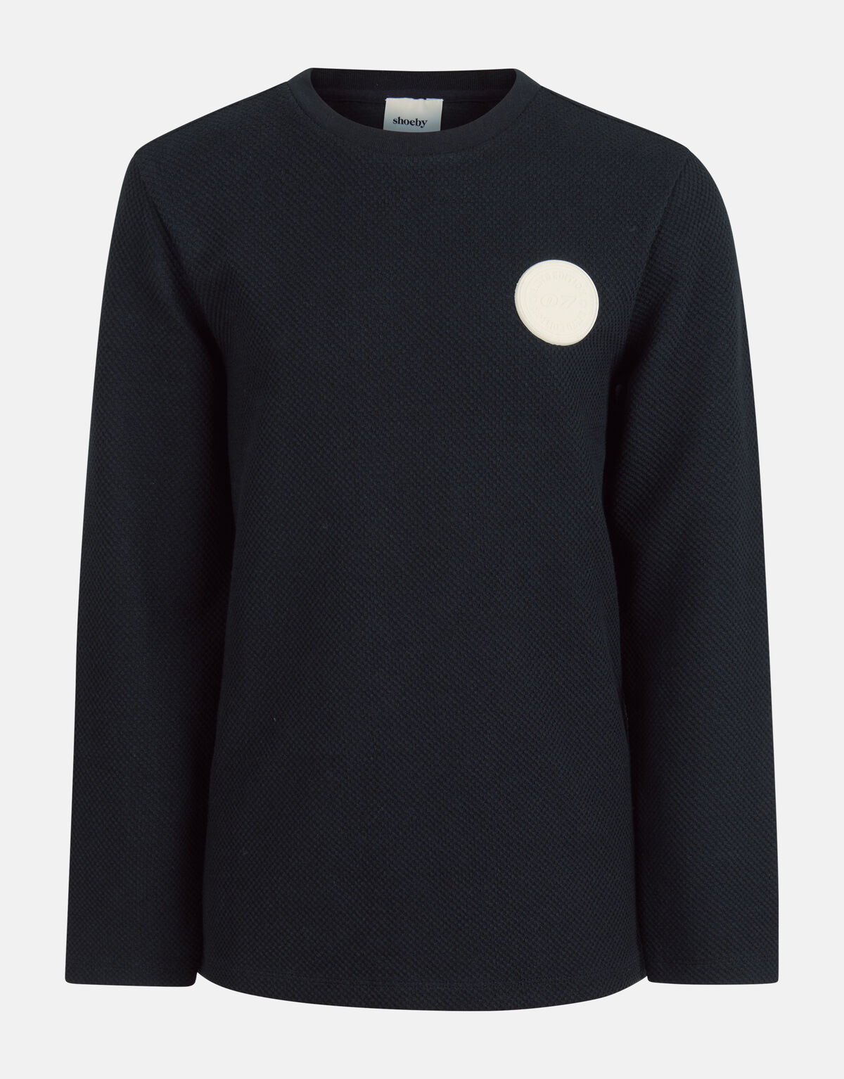 Structuur T-shirt Zwart SHOEBY BOYS