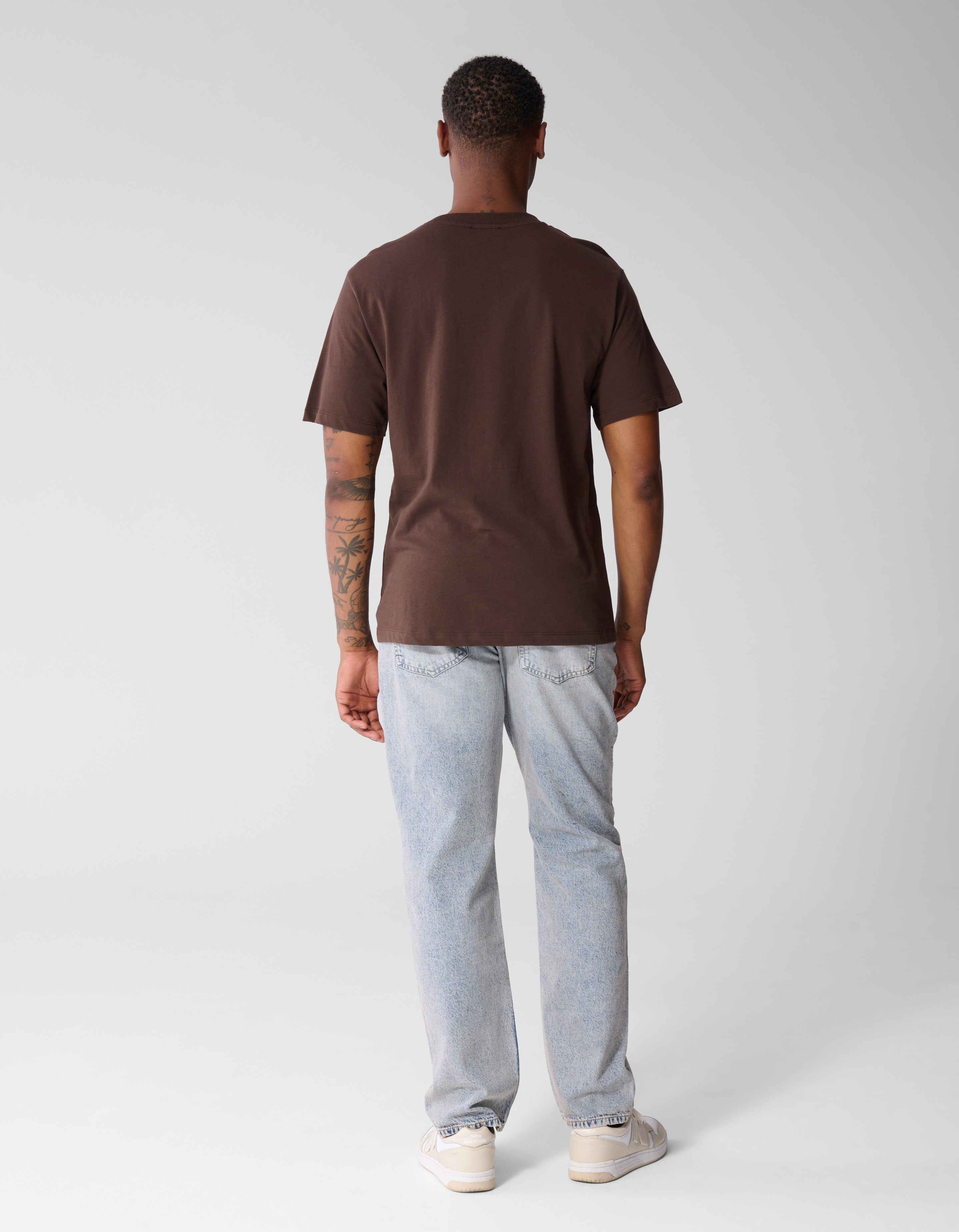 Artwork T-shirt Donkerbruin SHOEBY MEN