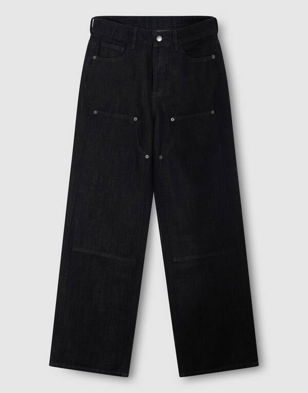 Straight Fit Carpenter Jeans Zwart SHOEBY WOMEN