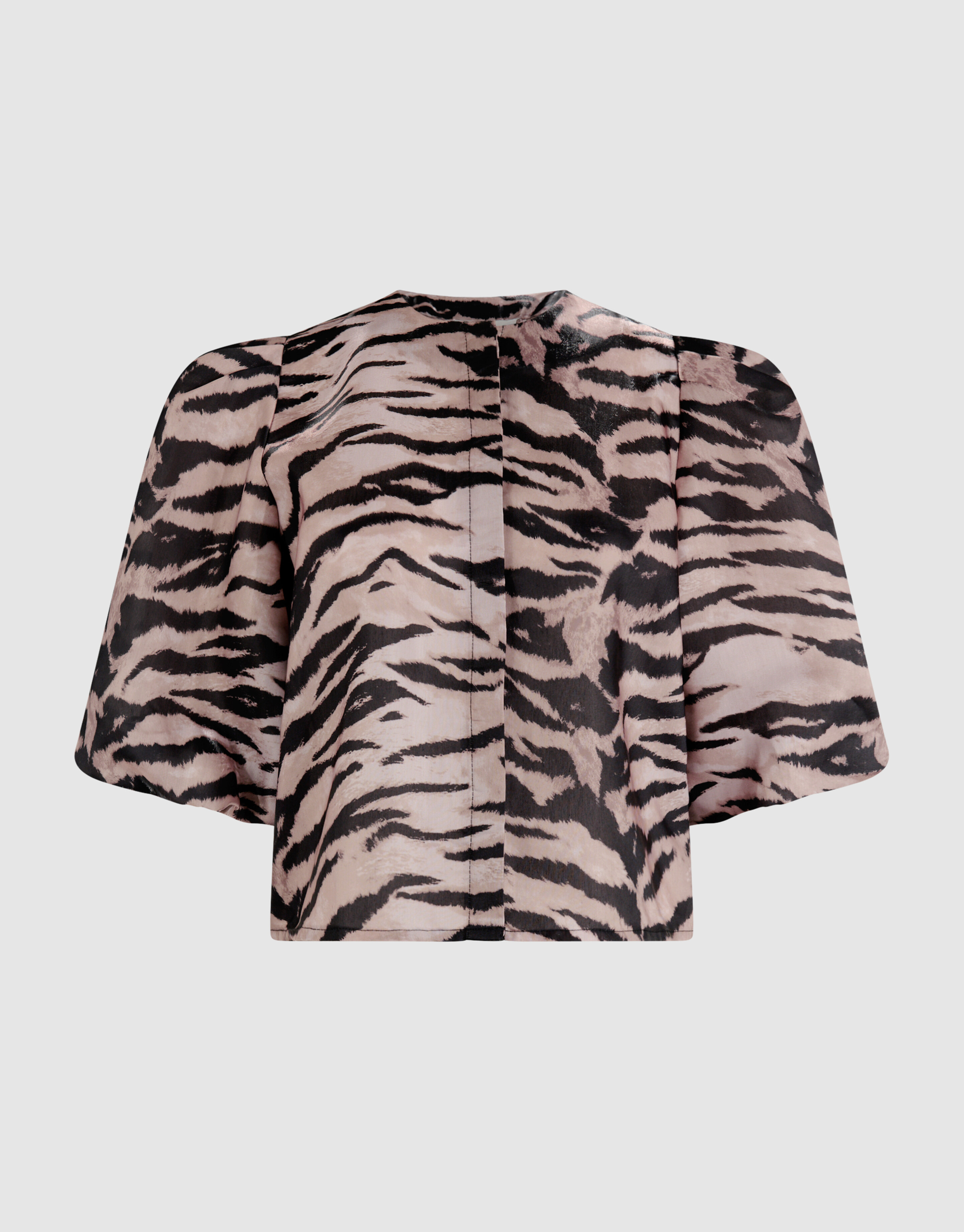 Puff Tijger Blouse Lichtbruin SHOEBY WOMEN