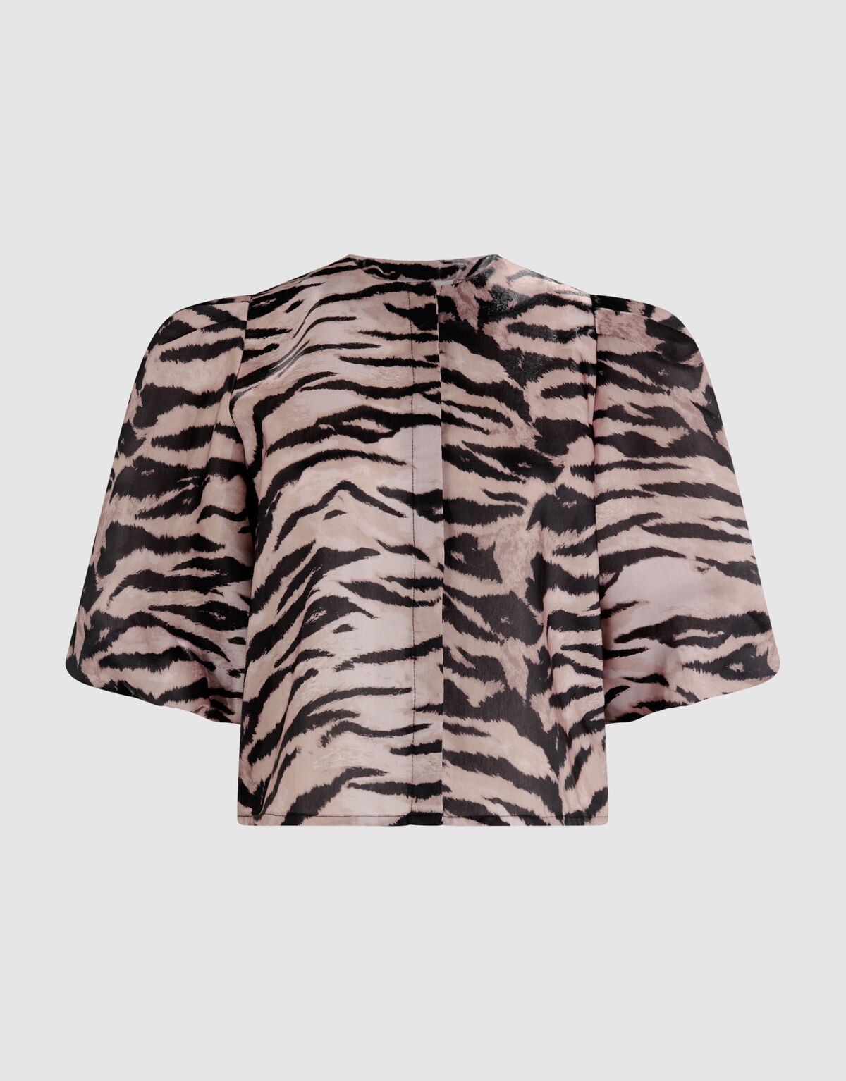 Puff Tijger Blouse Lichtbruin SHOEBY WOMEN