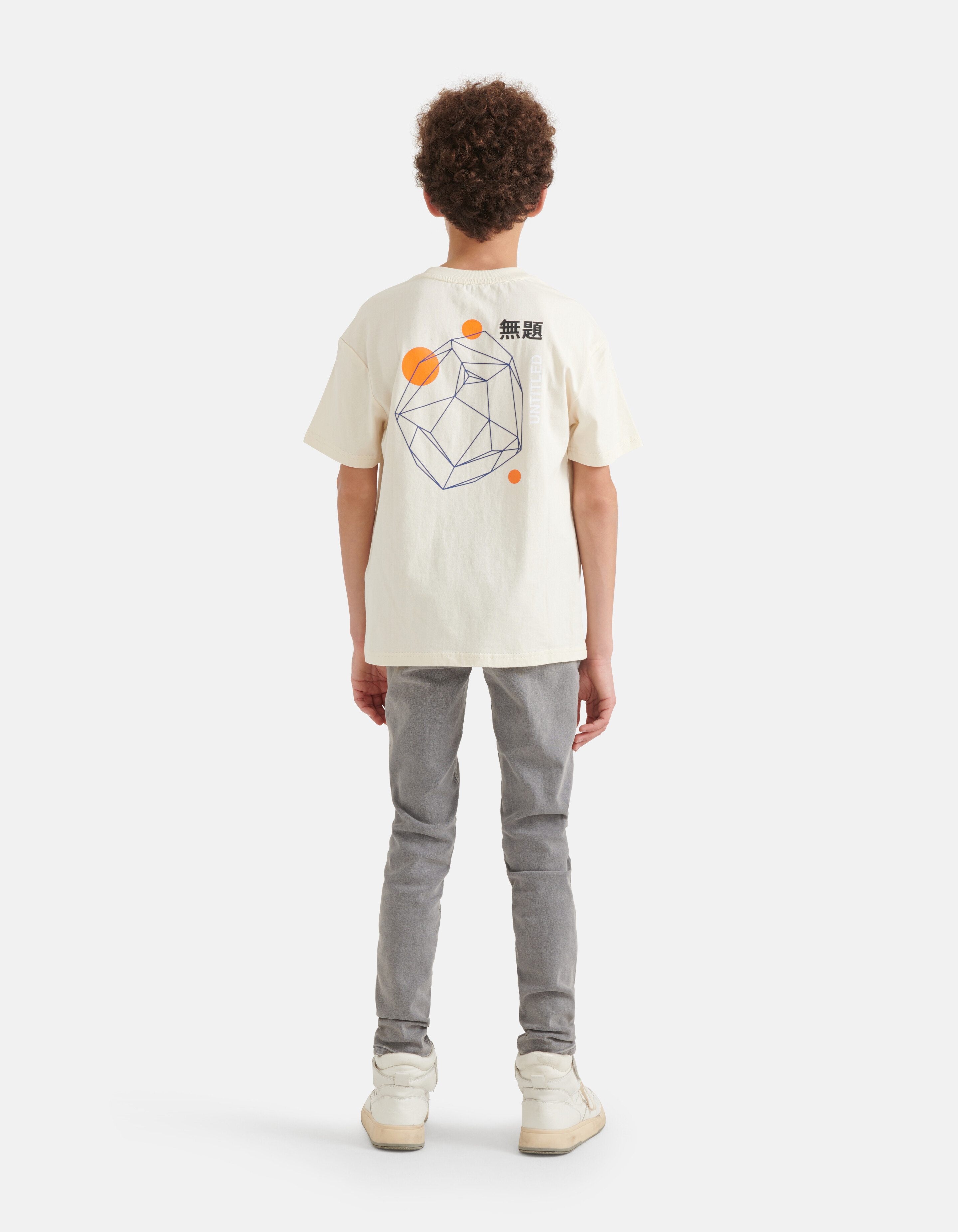 Artwork T-shirt Gebroken Wit SHOEBY BOYS