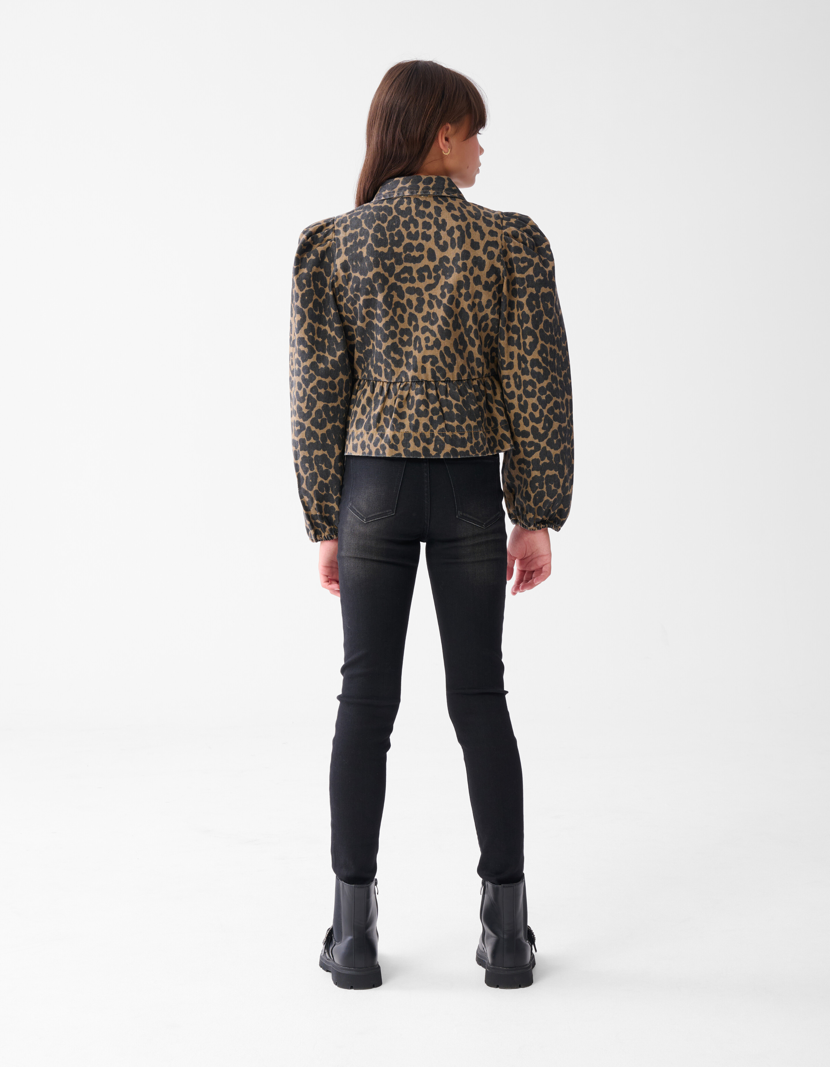 Skinny Fit Jeans Zwart SHOEBY GIRLS