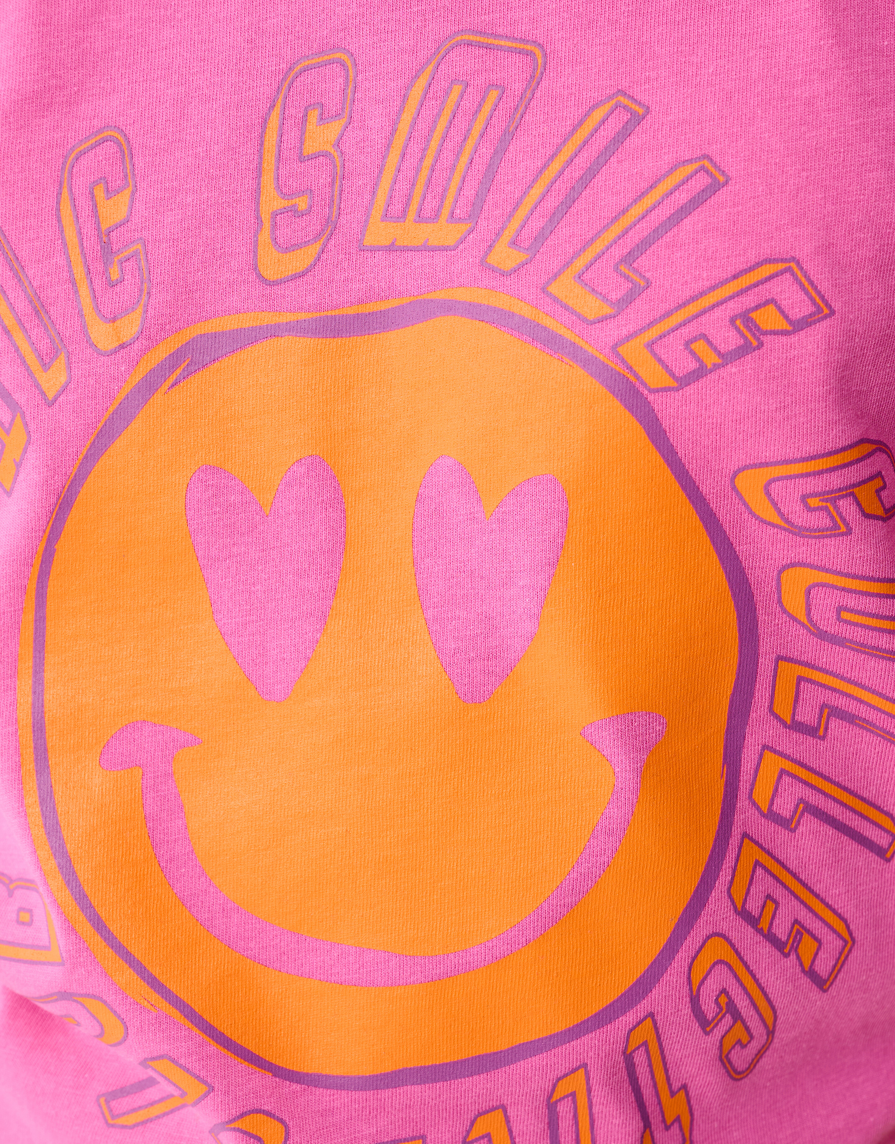 Smile Artwork T-shirt Roze SHOEBY GIRLS