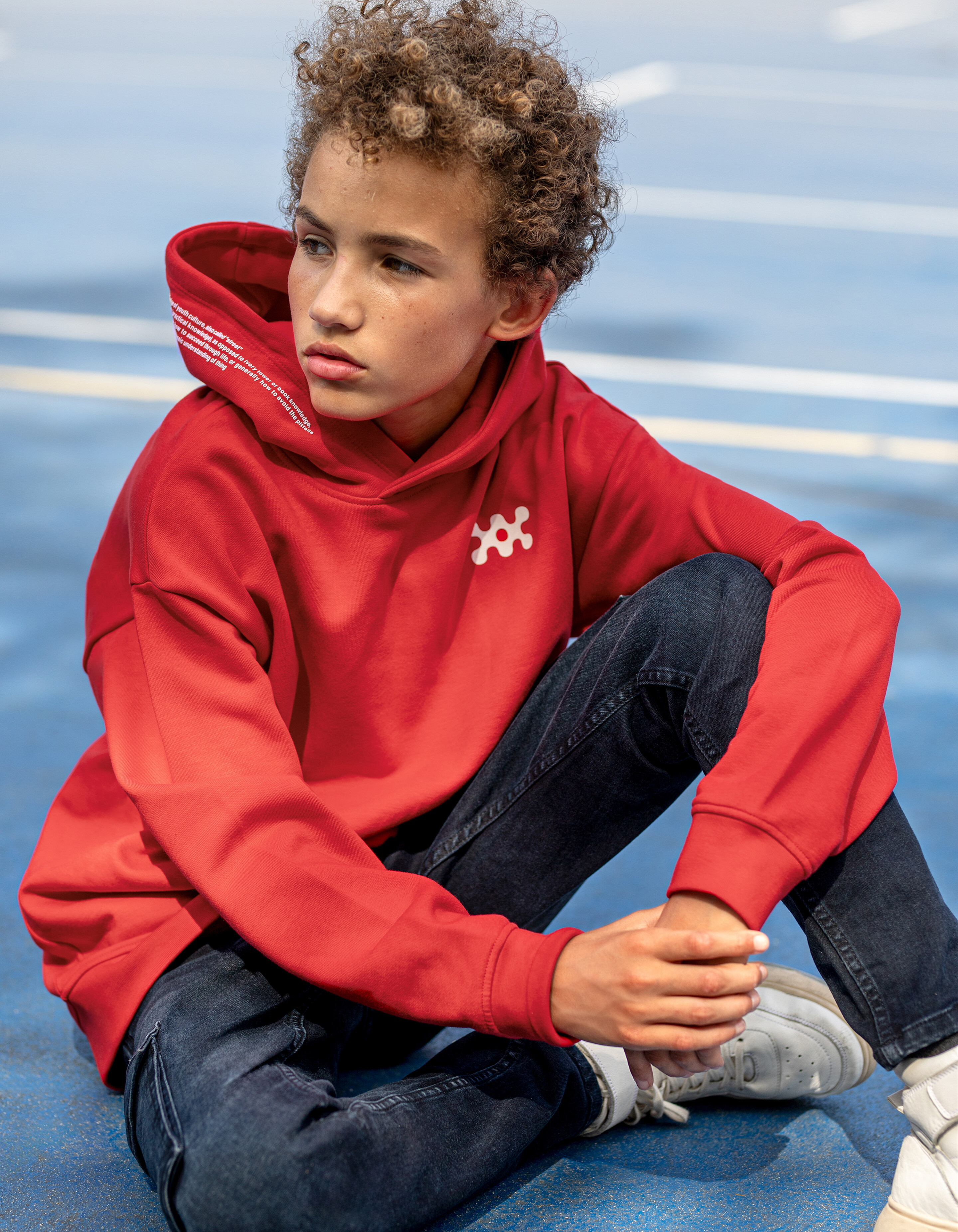 Basis Hoodie Rood SHOEBY BOYS