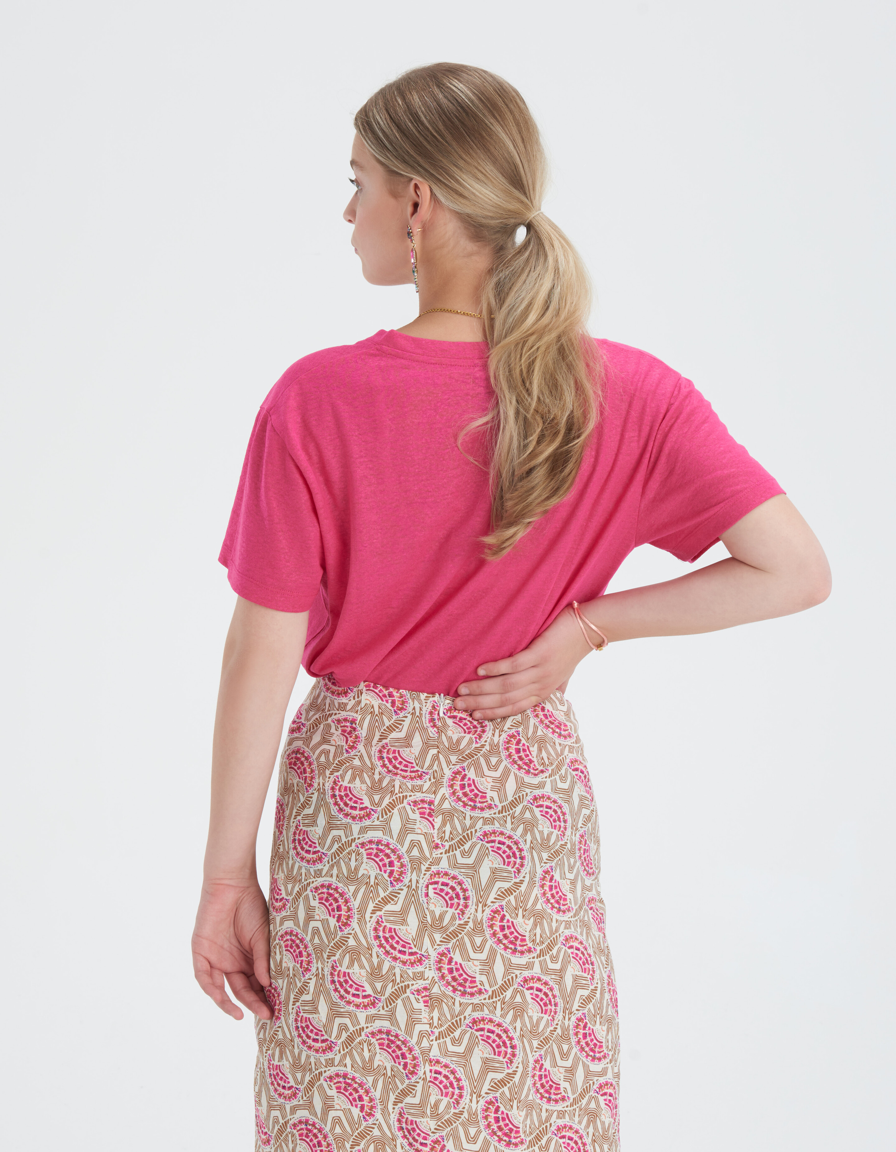 Linnen Mix T-shirt EKSEPT