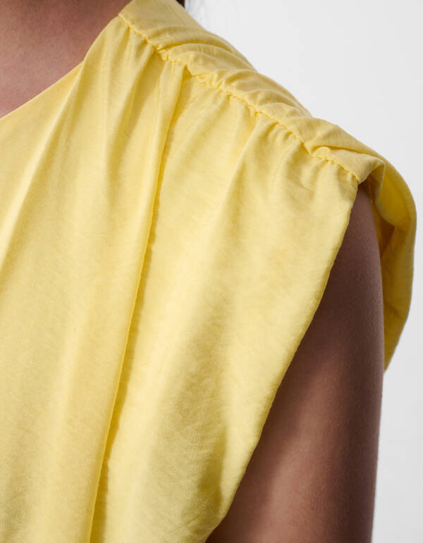 Smock Mini Jurk Lichtgeel SHOEBY GIRLS