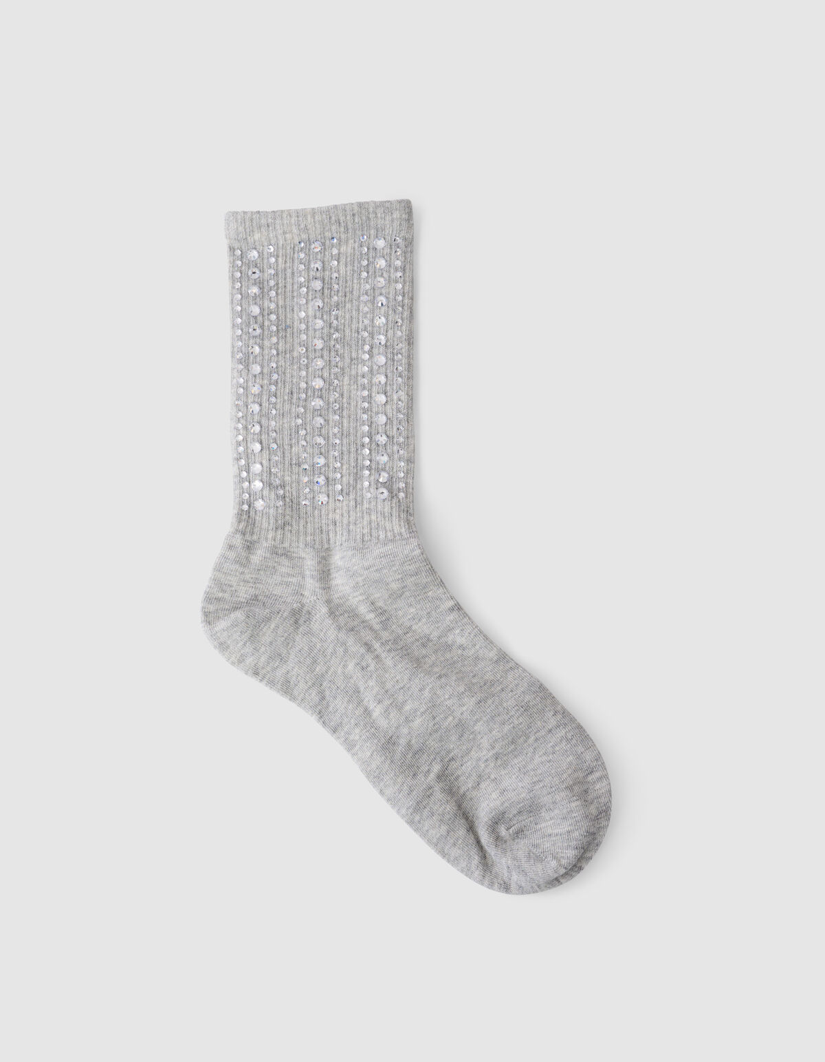 Strass Sok Lichtgrijs SHOEBY ACCESSOIRES