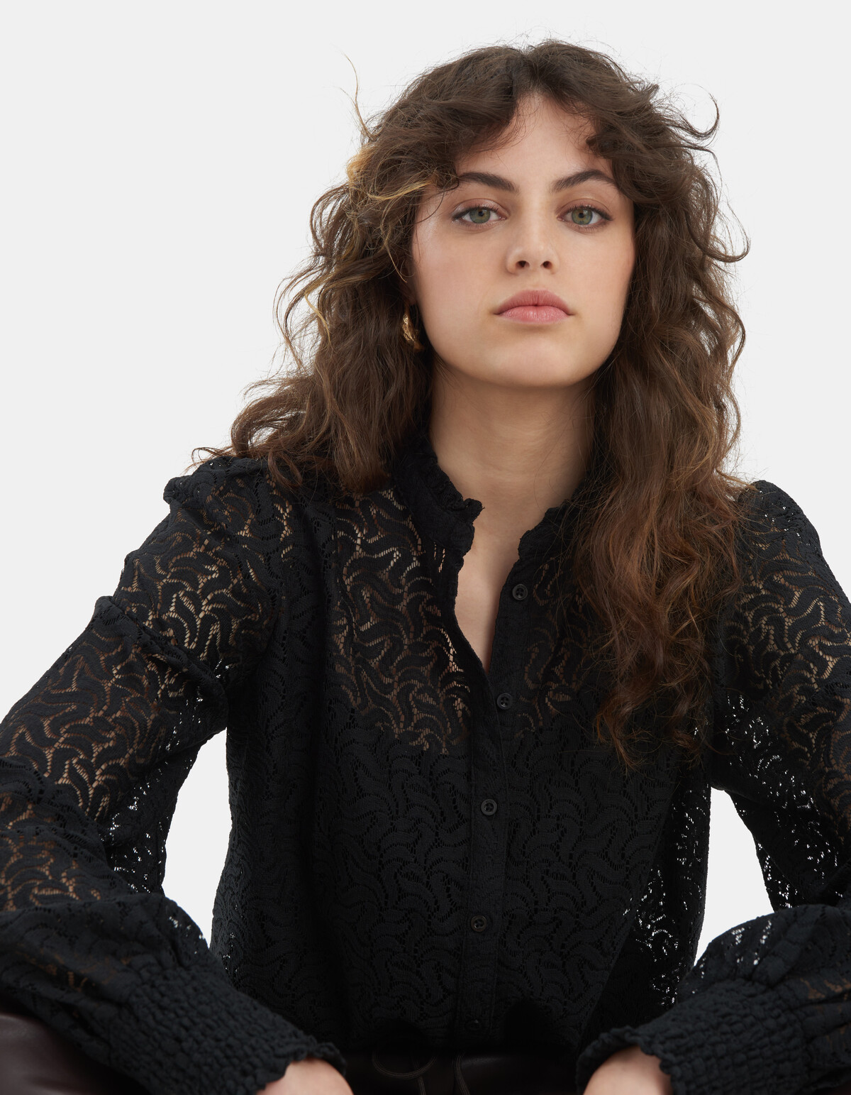 Stretch Lace Blouse