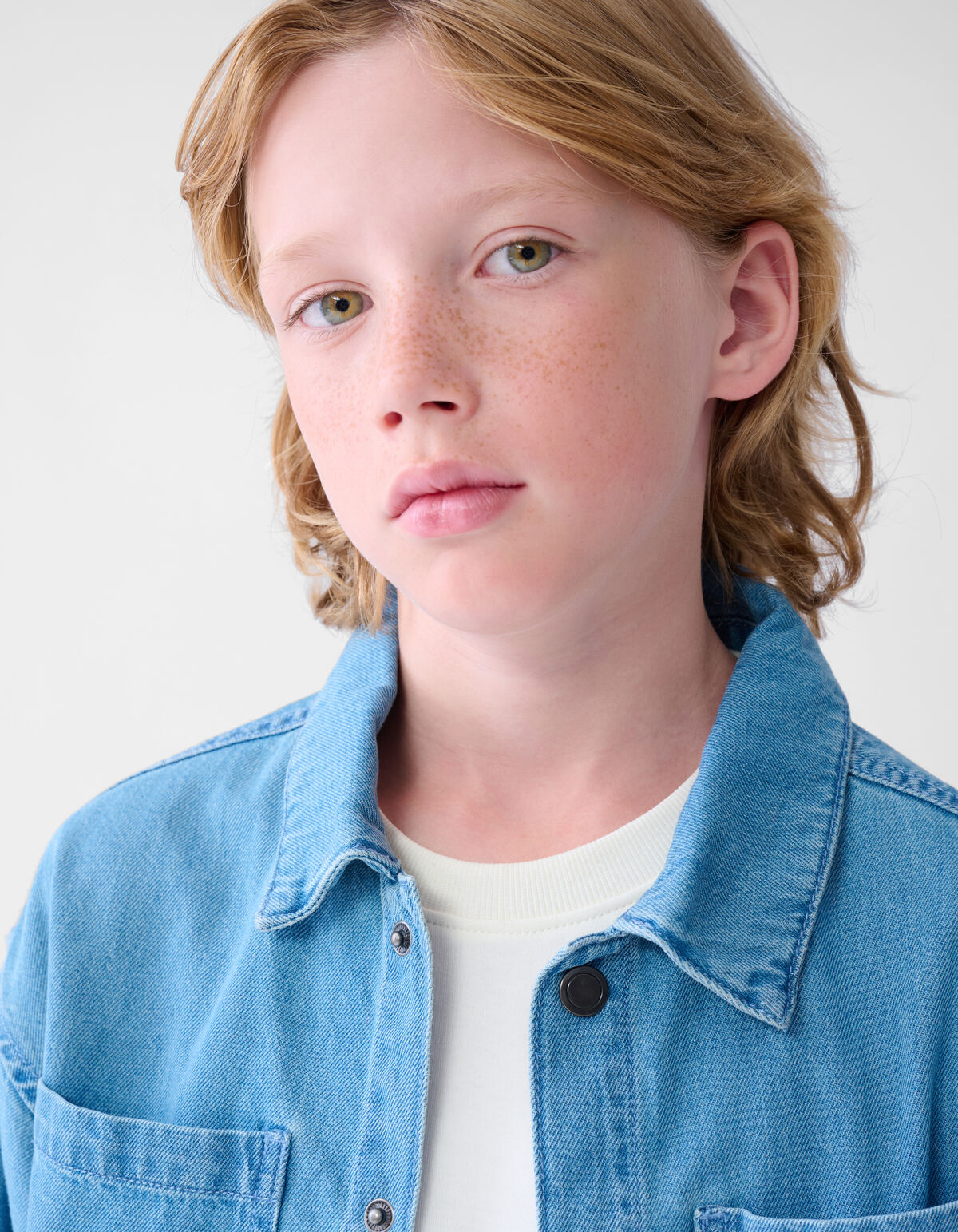 Denim Overhemd Blauw SHOEBY BOYS