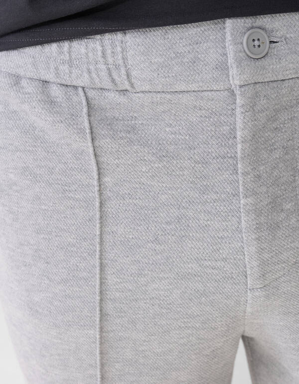 Structuur Regular Fit Short Grijs SHOEBY MEN