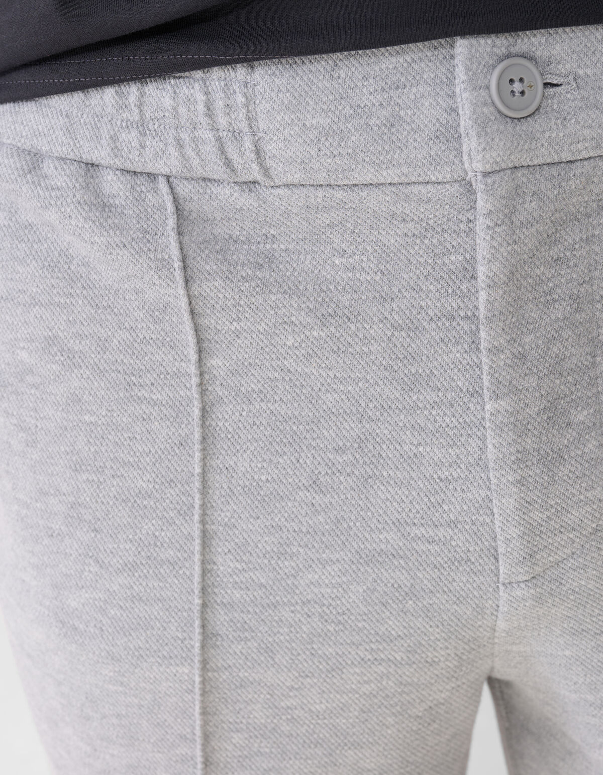Structuur Regular Fit Short Grijs SHOEBY MEN