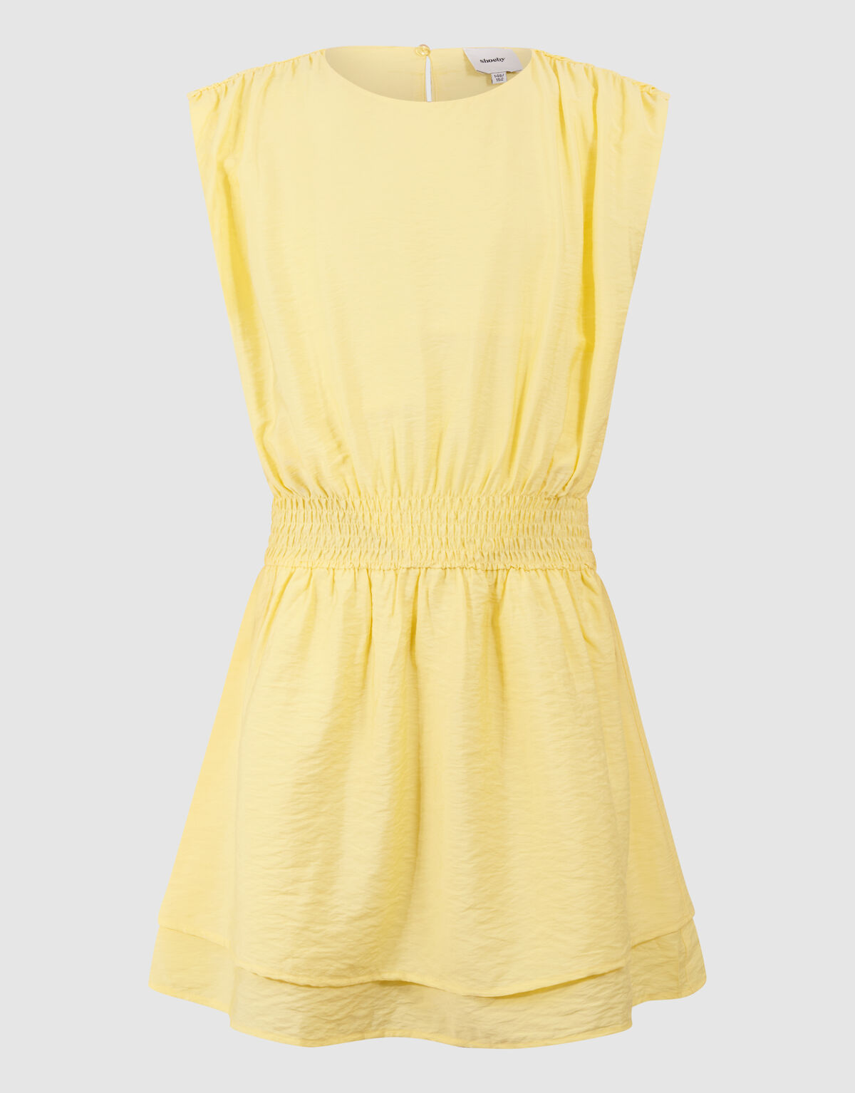 Smock Mini Jurk Lichtgeel SHOEBY GIRLS