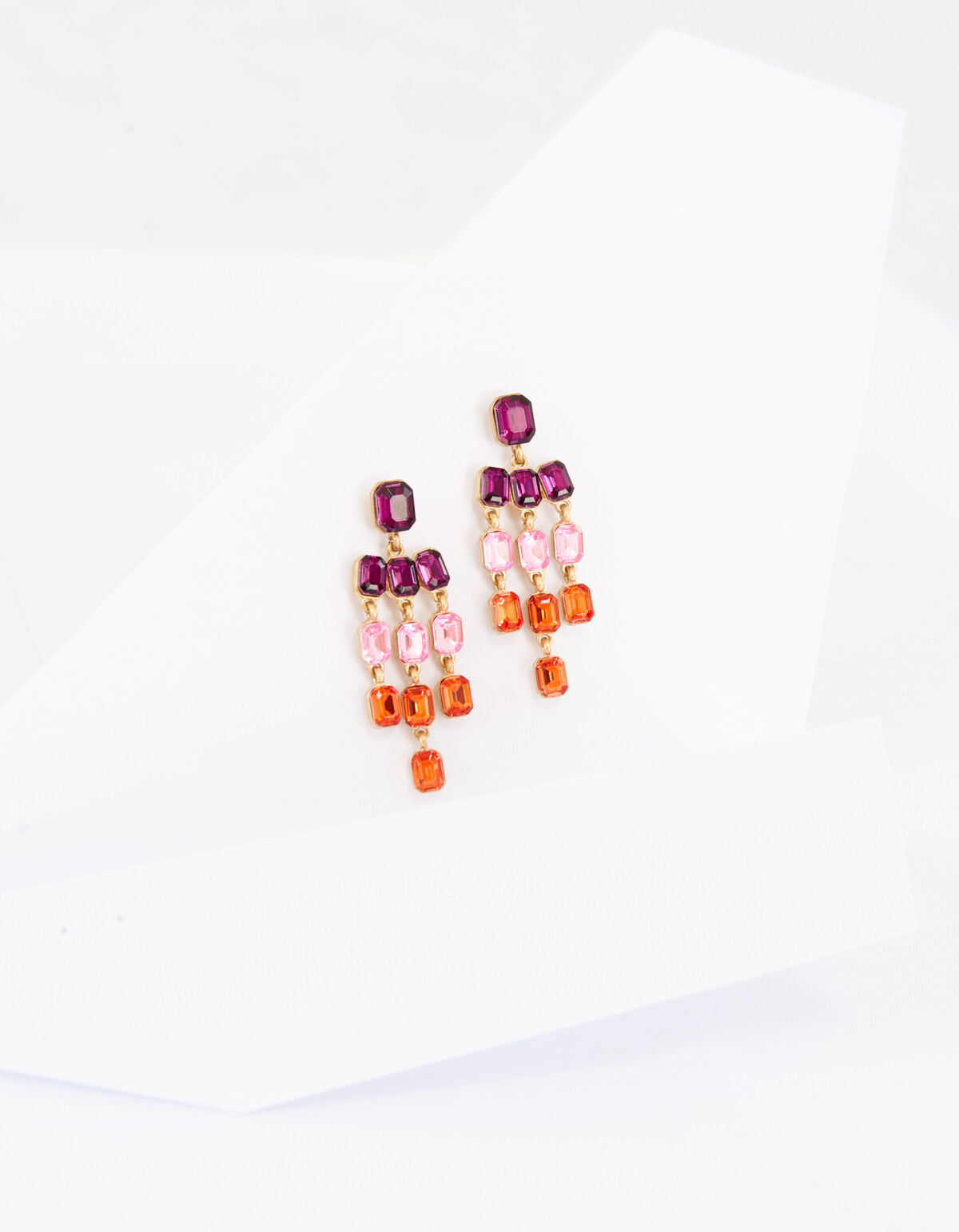 Retro Gradient Oorbellen