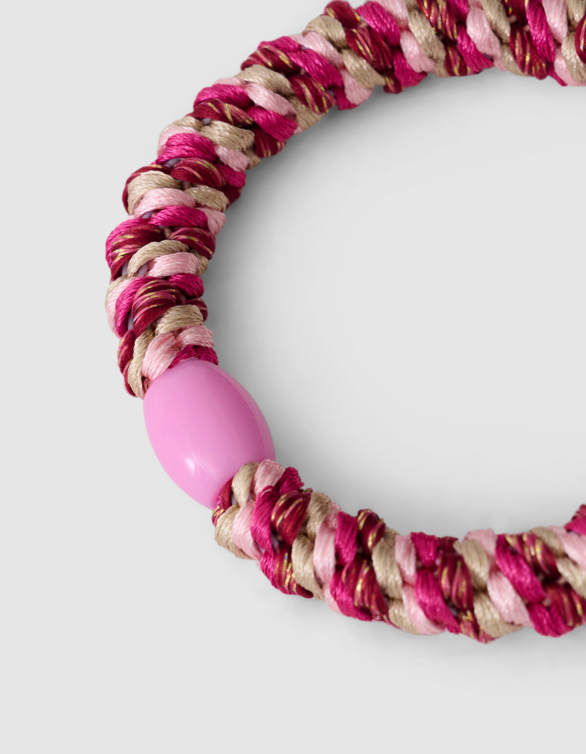 Lurex Haarelastiek Roze SHOEBY ACCESSOIRES