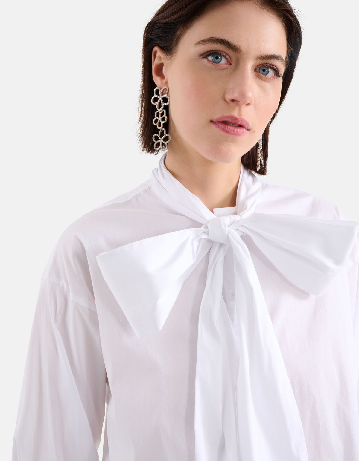 Bow Blouse Wit SHOEBY WOMEN