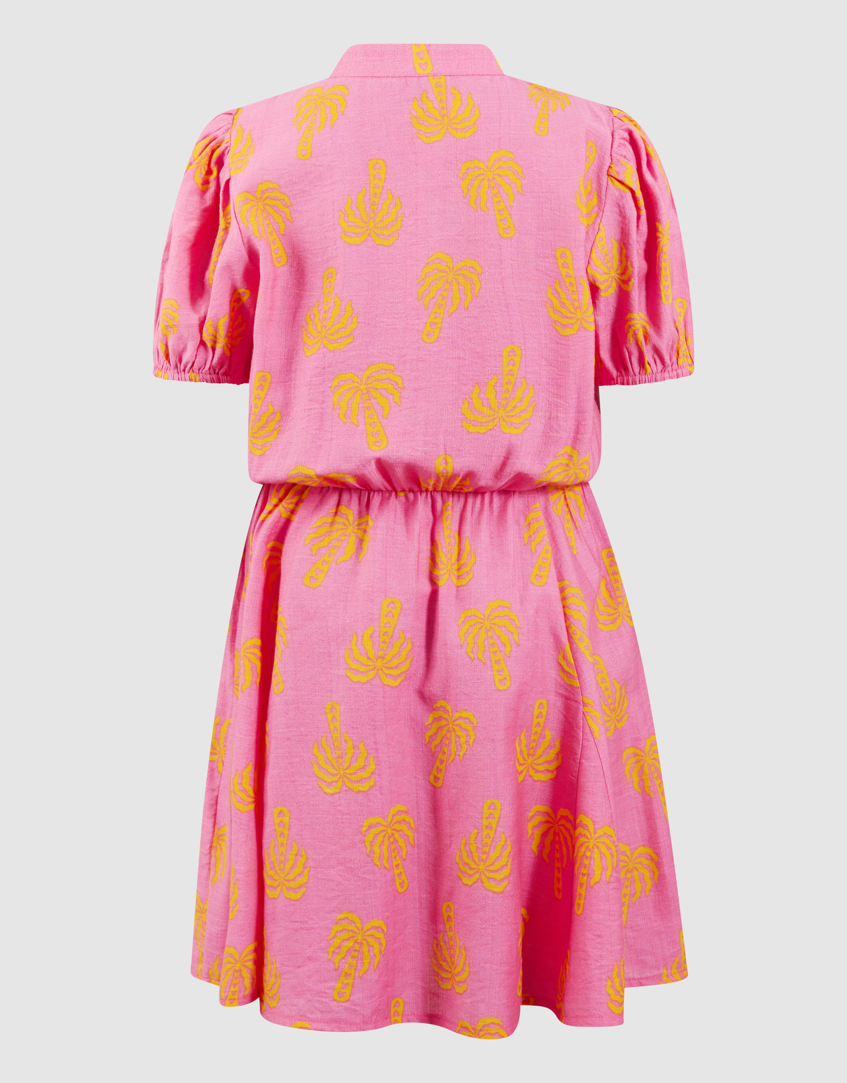 Palm Print Mini Jurk Roze SHOEBY GIRLS