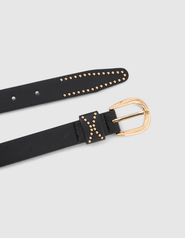 Studs Riem Zwart SHOEBY ACCESSOIRES