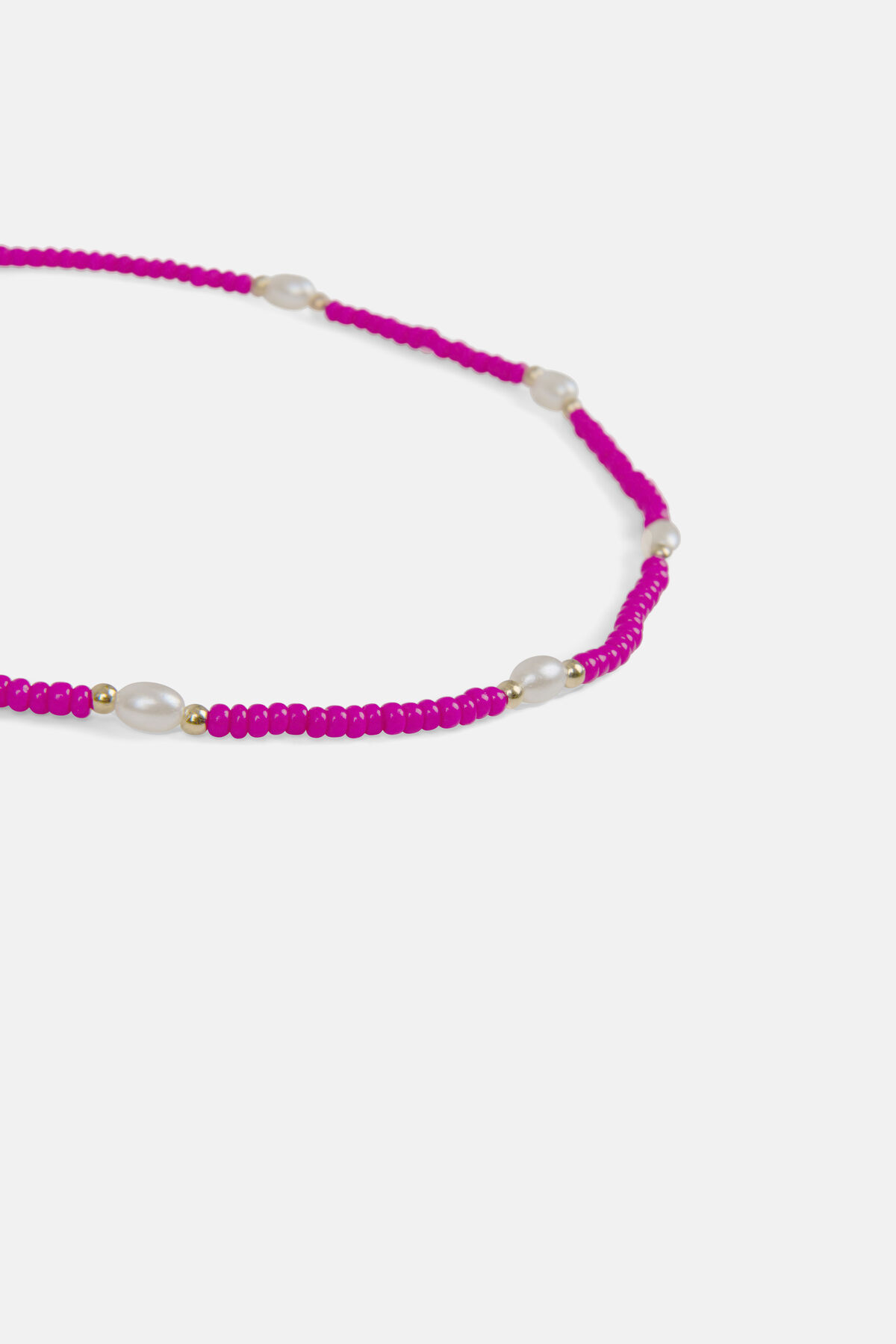 Small Pearls Ketting Roze SHOEBY ACCESSOIRES