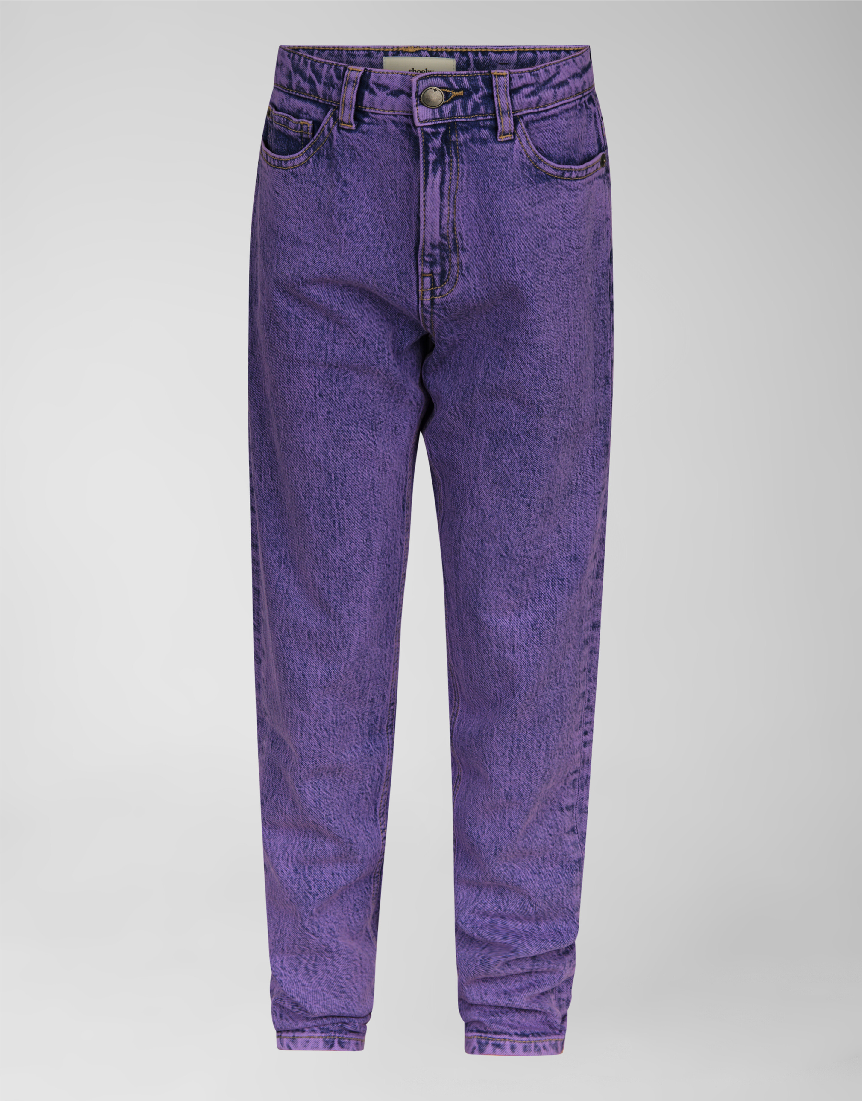 Tapered Fit Jeans Washed Paars SHOEBY GIRLS