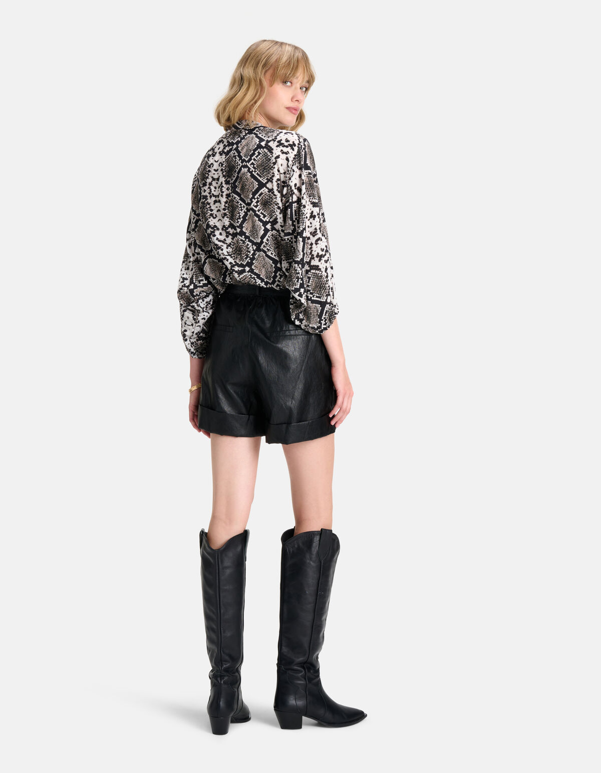 Slangenprint Blouse SHOEBY WOMEN