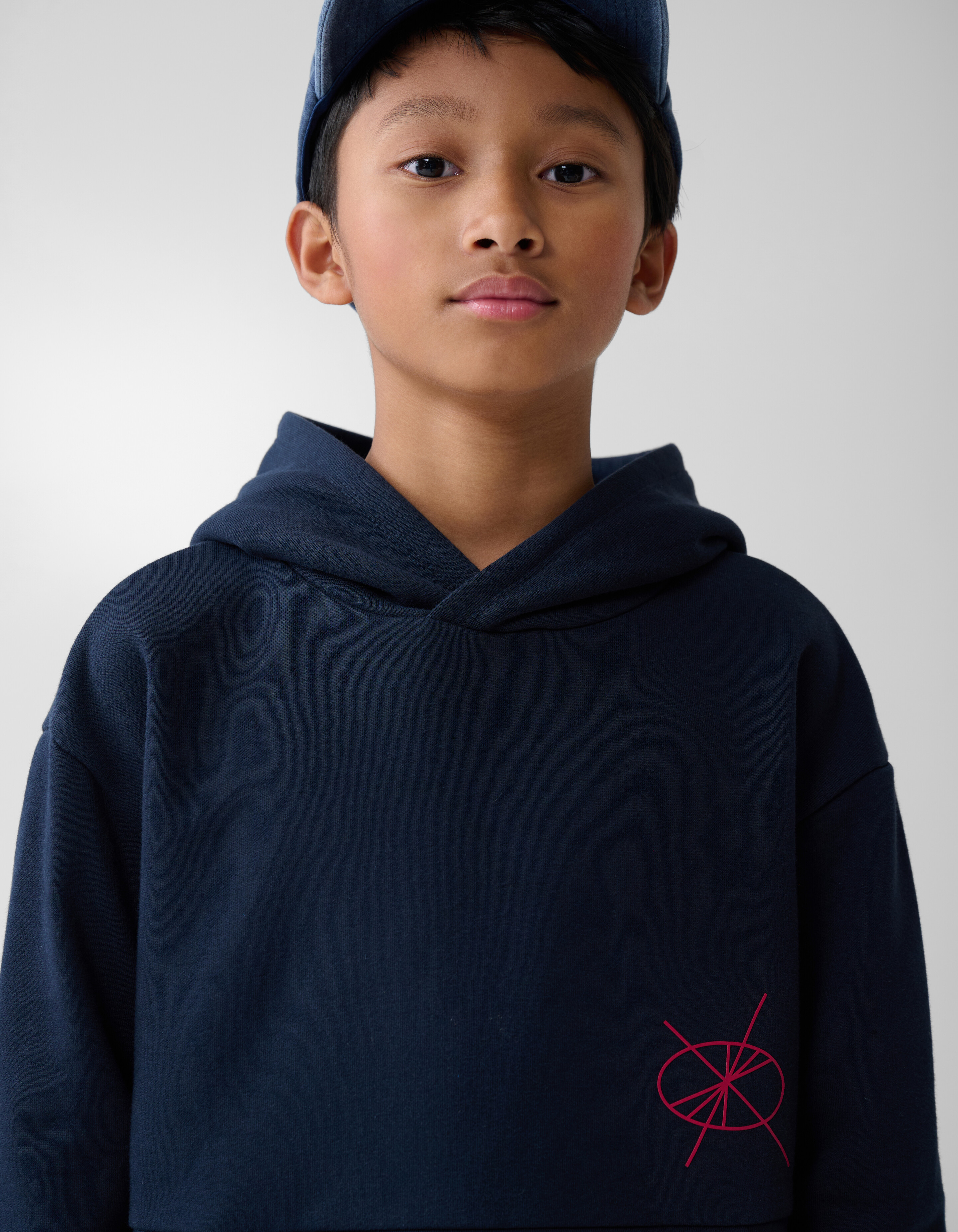 Artwork Hoodie Donkerblauw SHOEBY BOYS