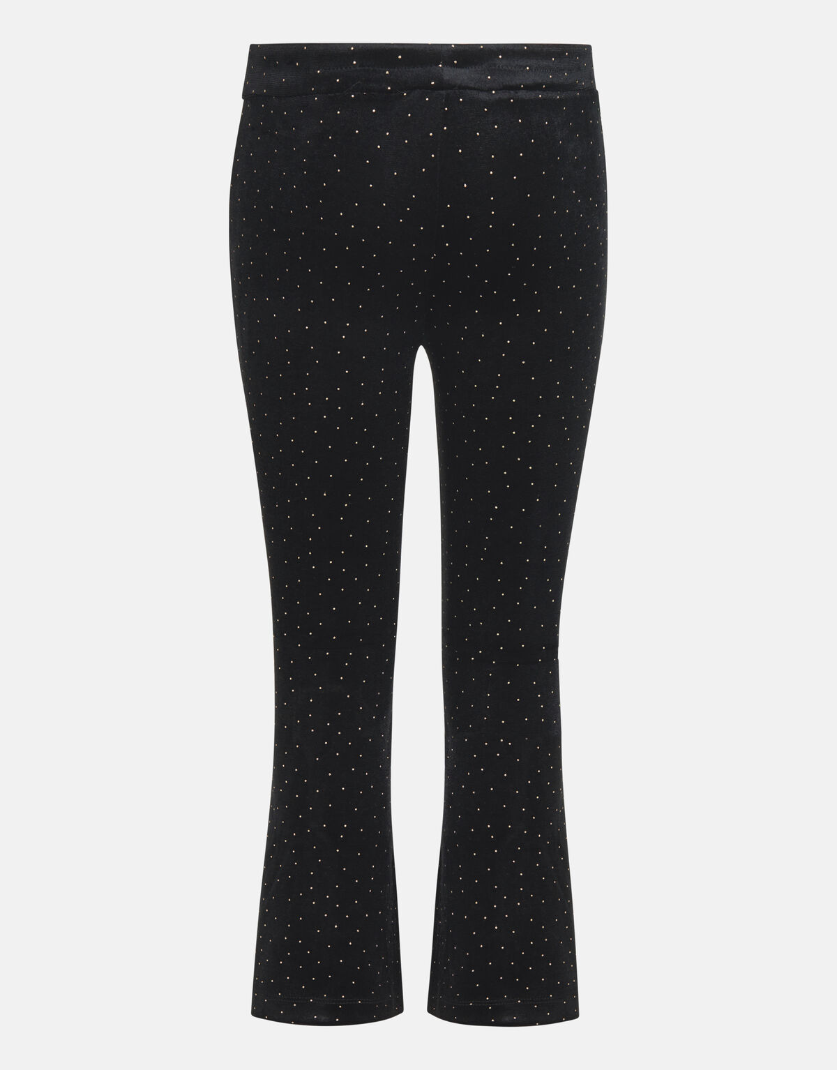 Velvet Flared Broek Zwart SHOEBY GIRLS