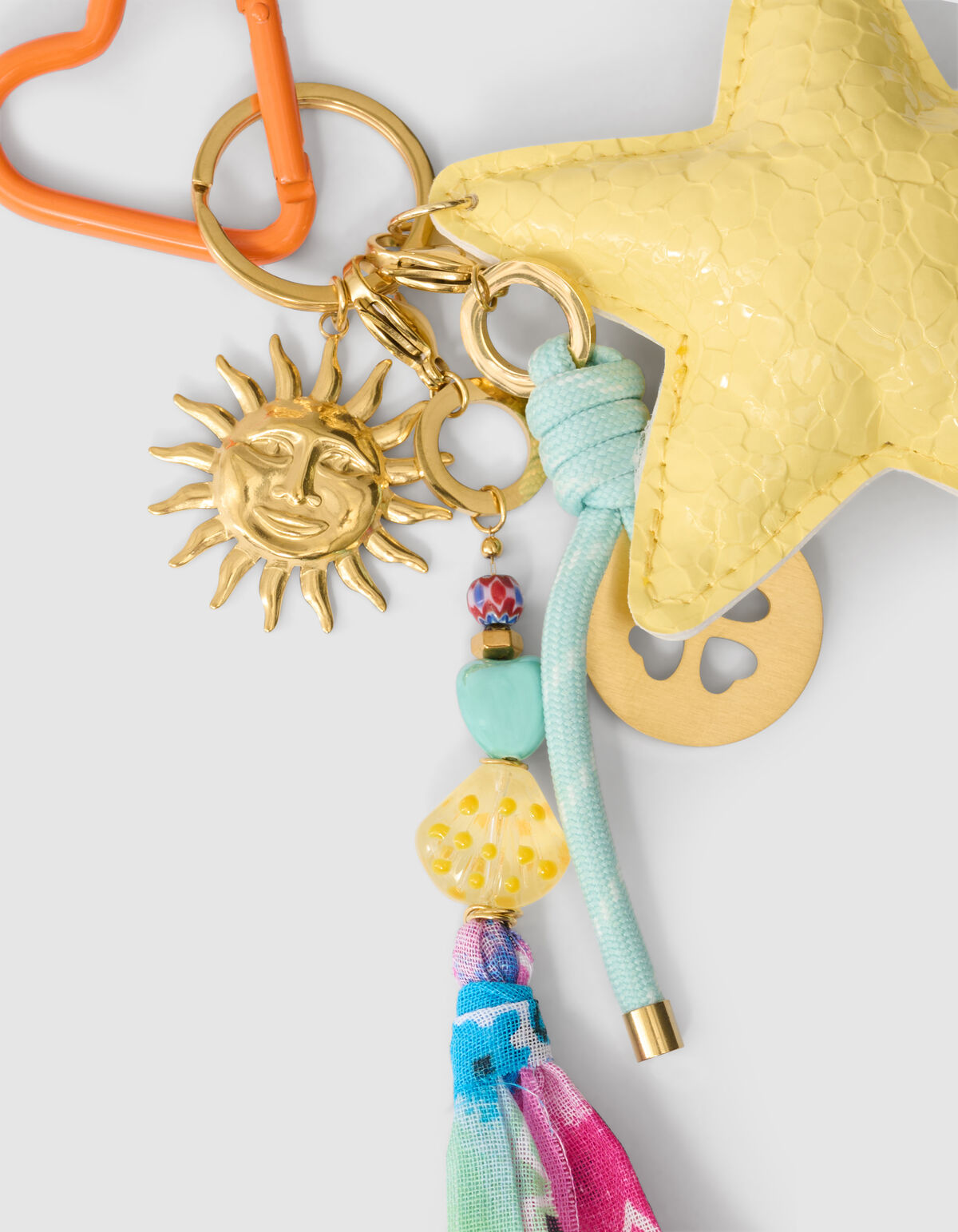 Ster Bag Charm Geel SHOEBY ACCESSOIRES