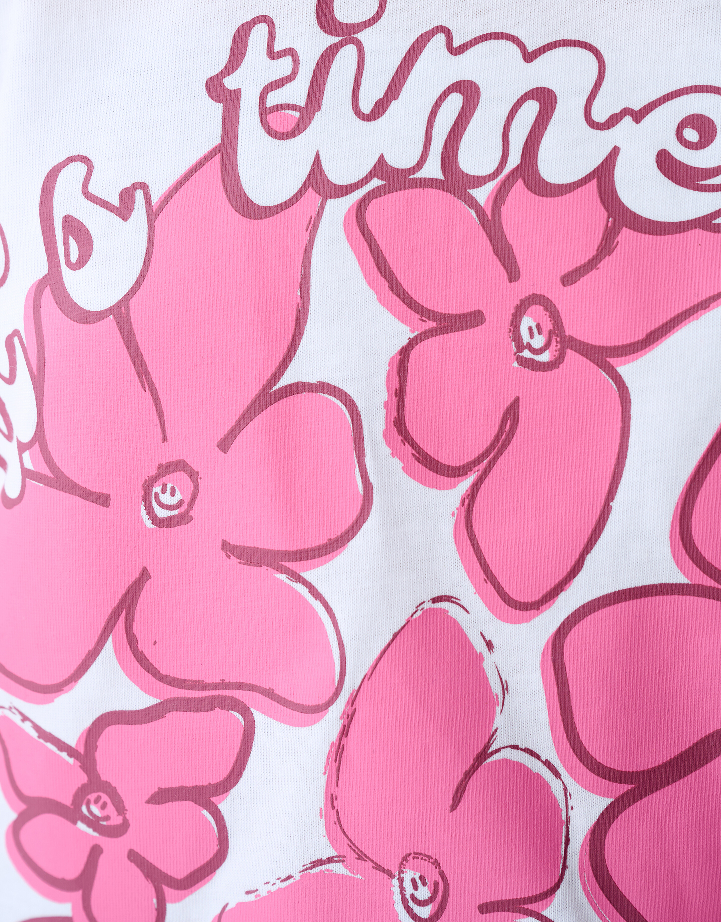 Rue De Fleur Artwork T-shirt Wit SHOEBY GIRLS