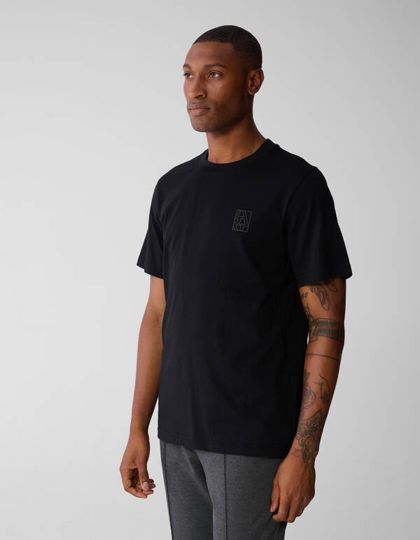 Art Artwork T-shirt Zwart SHOEBY MEN
