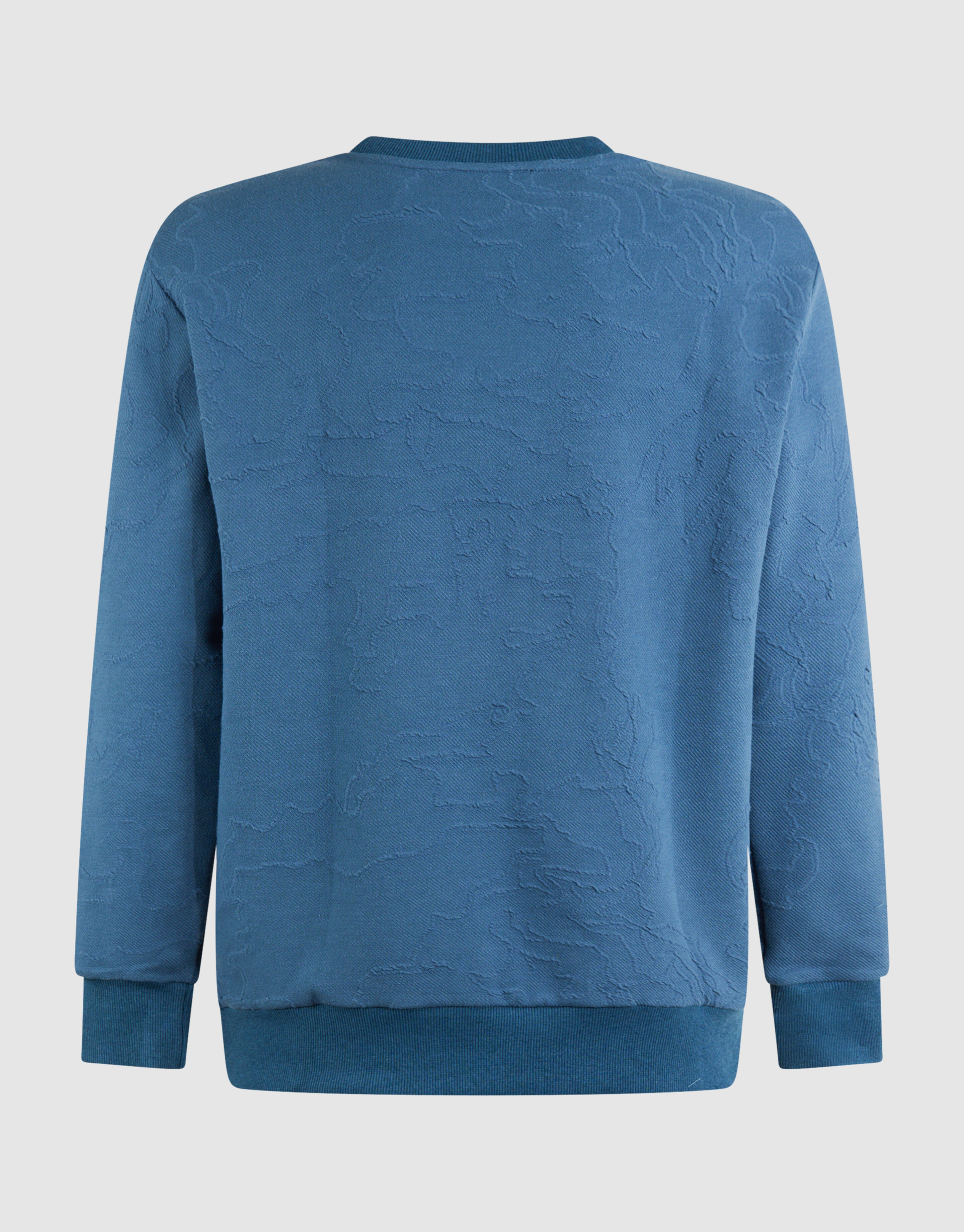 Structuur Sweater Blauw SHOEBY MEN