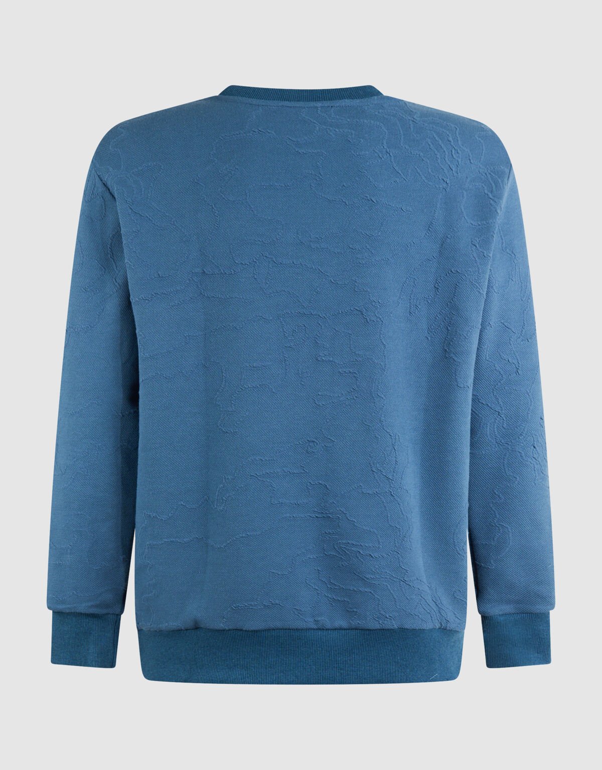 Structuur Sweater Blauw SHOEBY MEN