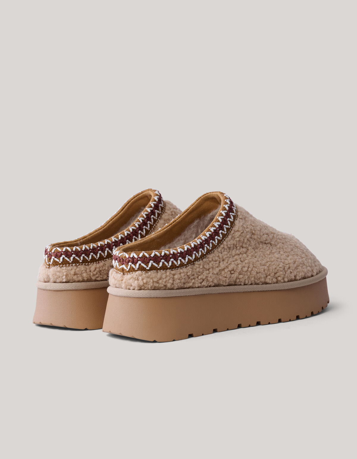 Teddy Instappers Lichtbruin SCHOENEN SHOEBY