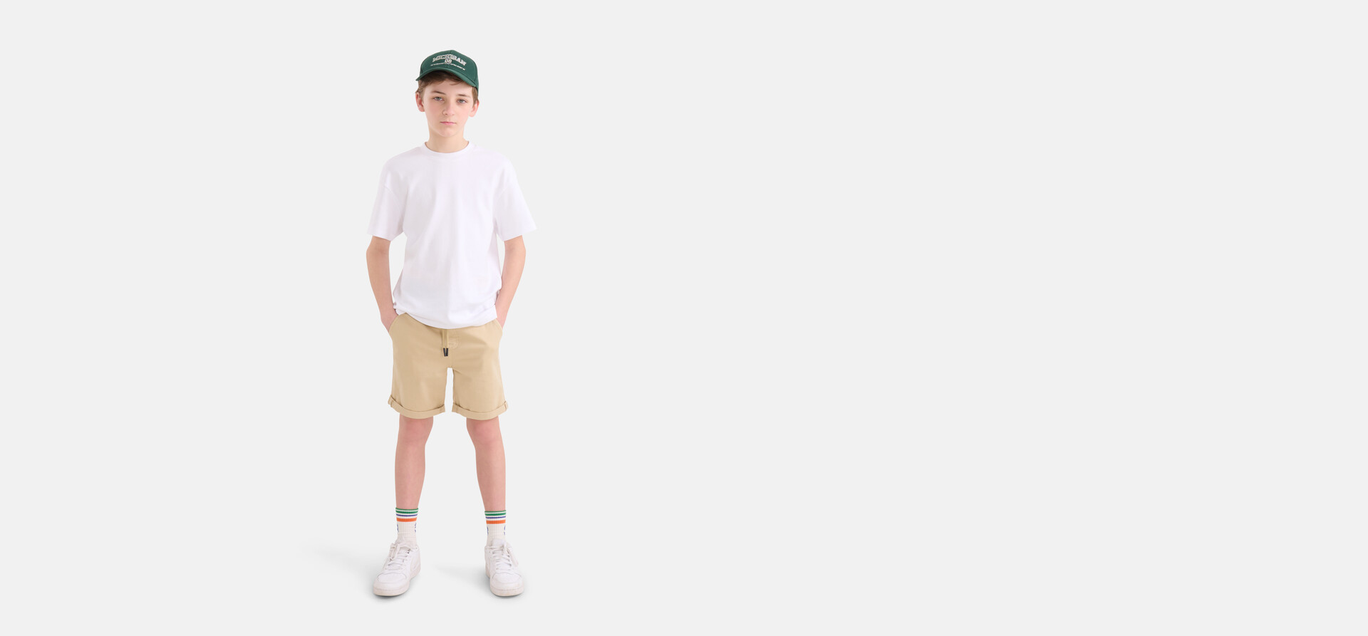 Casual Twill Short Beige SHOEBY BOYS