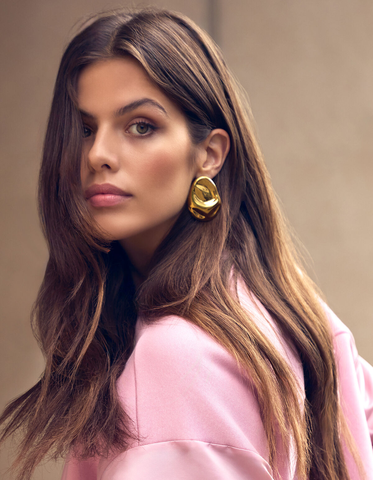 Oval Oorbellen Goud SHOEBY ACCESSOIRES