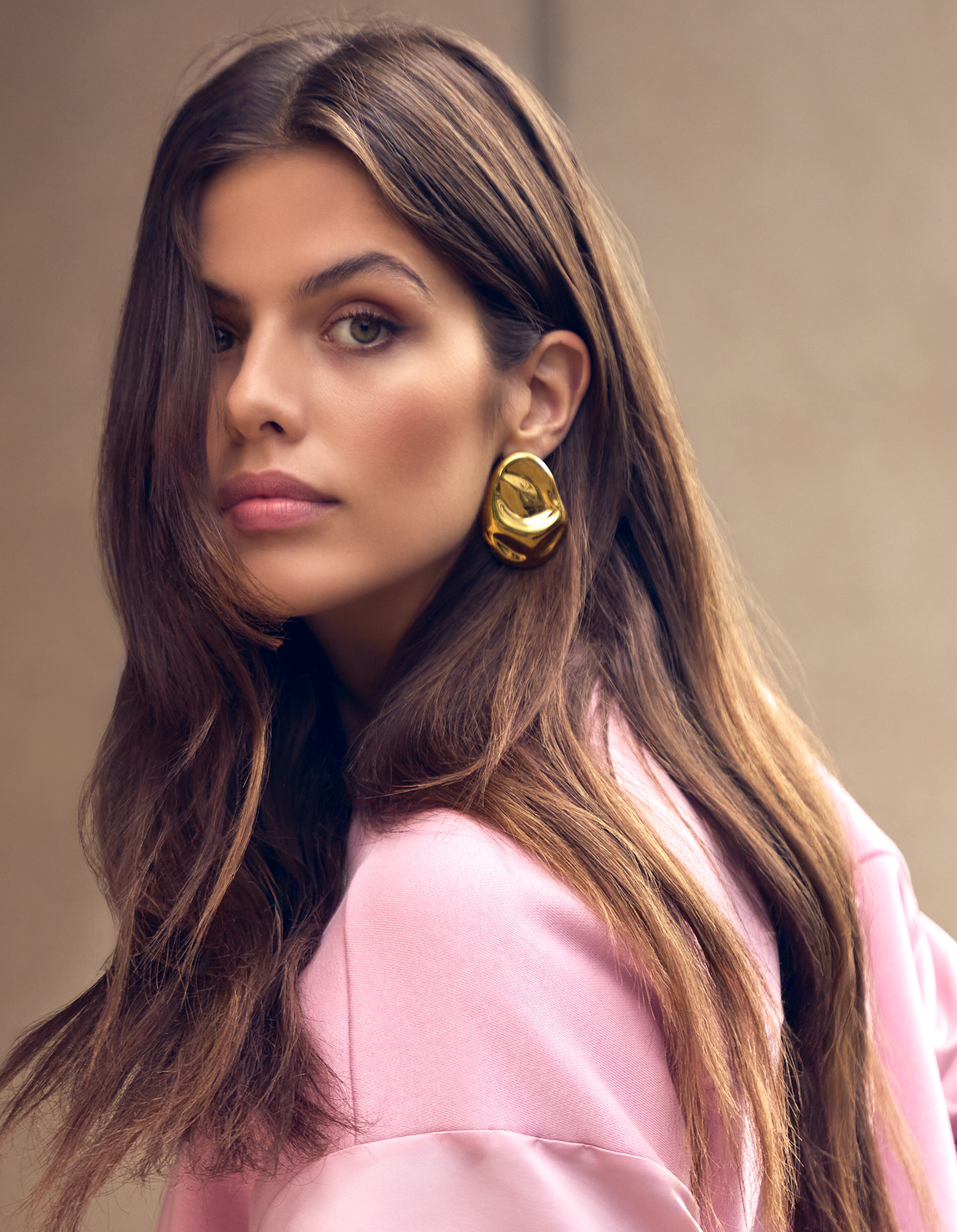 Oval Oorbellen Goud SHOEBY ACCESSOIRES