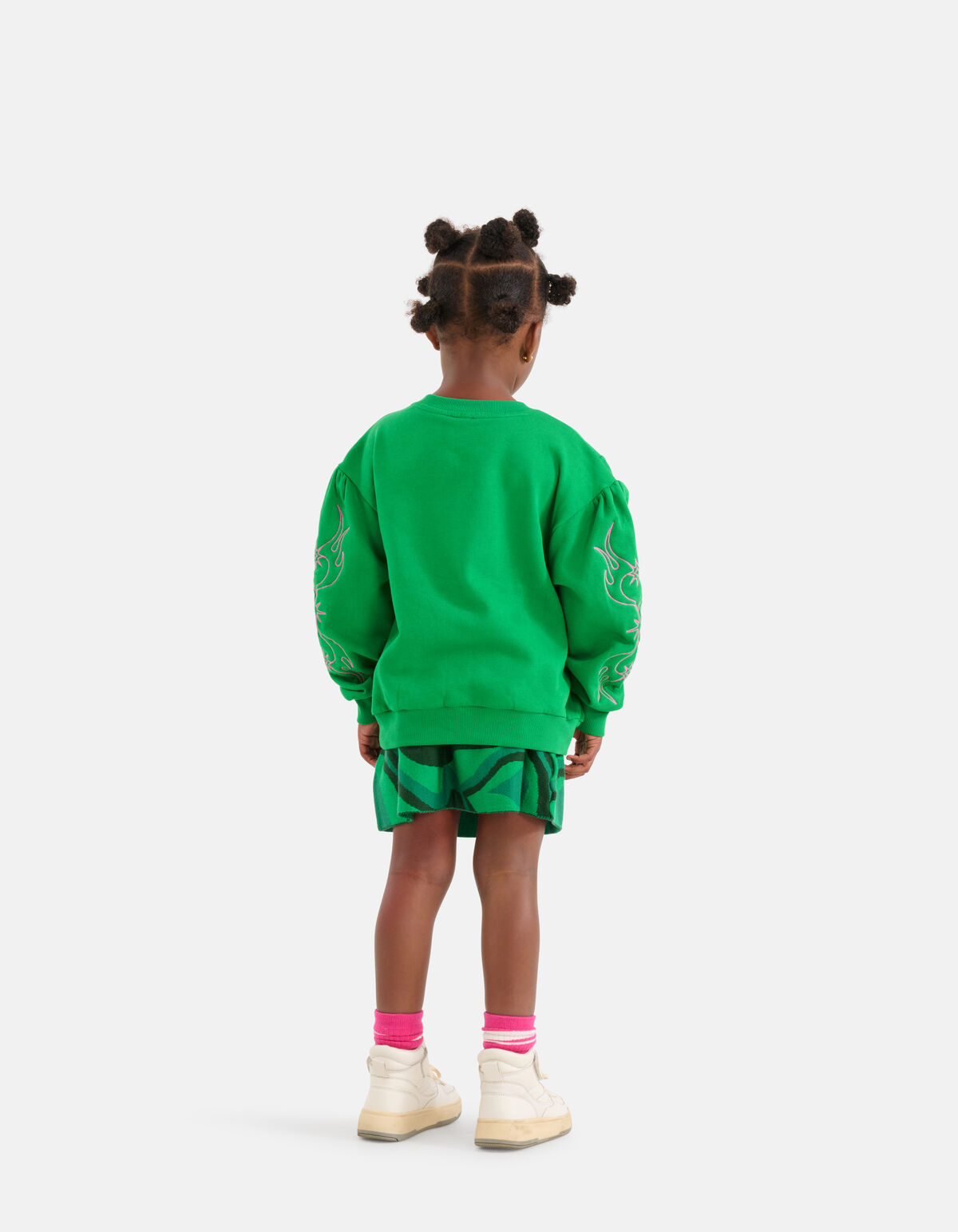 Printed Rok Groen SHOEBY GIRLS