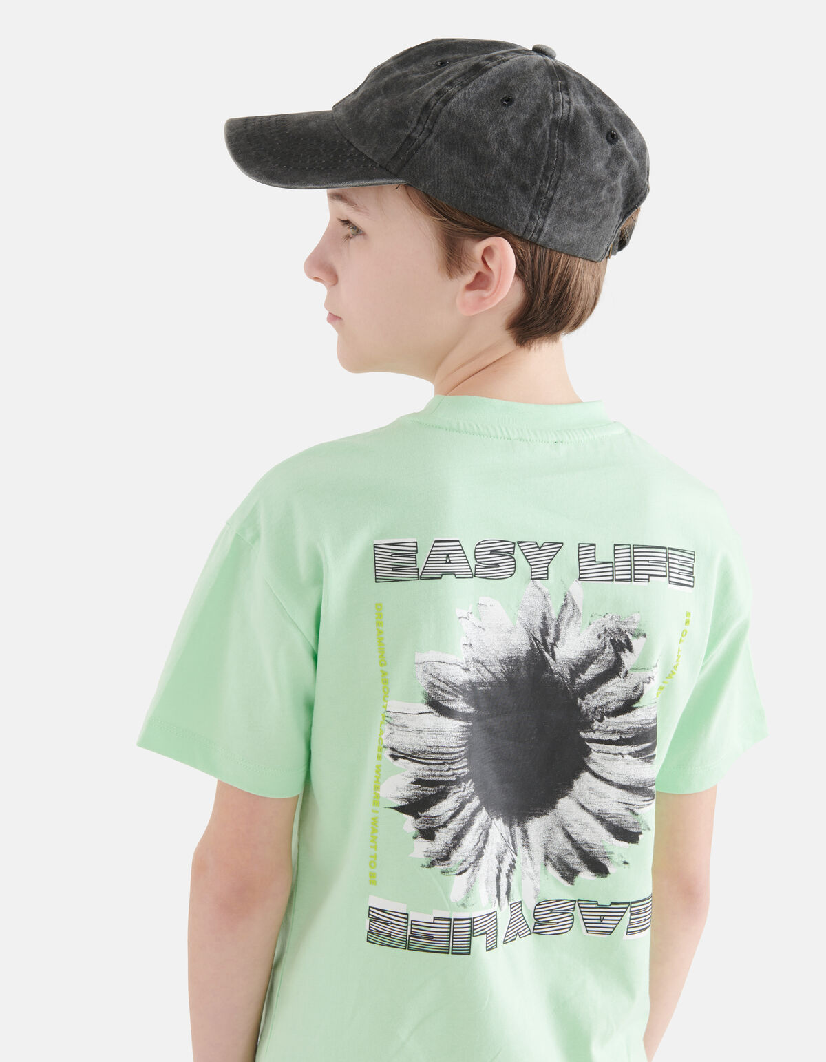 Artwork T-shirt Lichtgroen SHOEBY BOYS