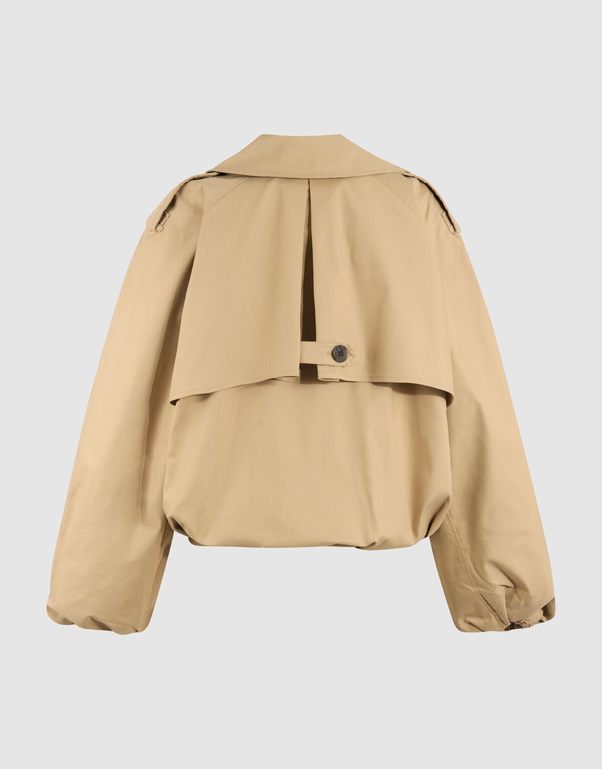 Oversized Cropped Trench Jack Camel SHOEBY WOMEN