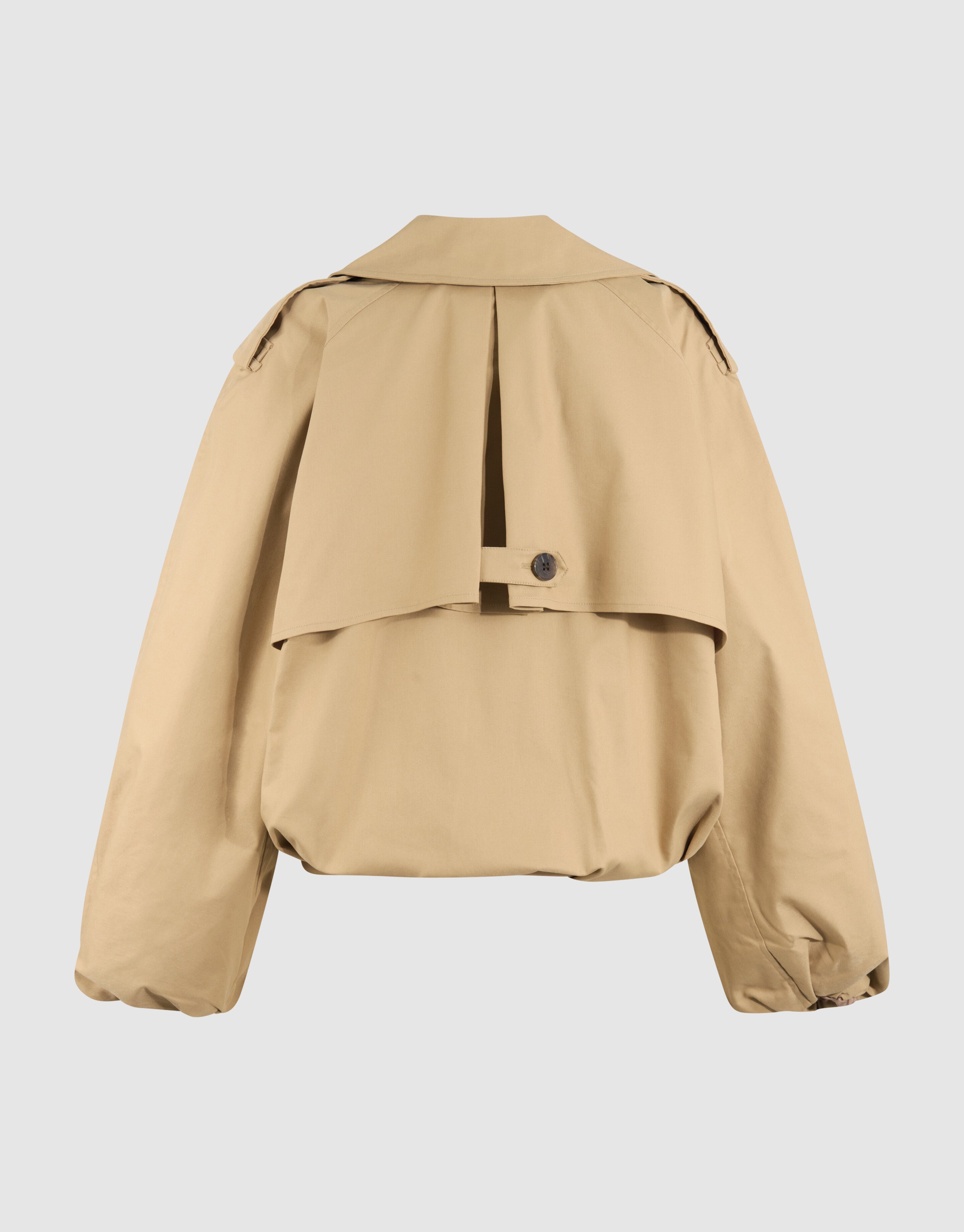 Oversized Cropped Trench Jack Camel SHOEBY WOMEN
