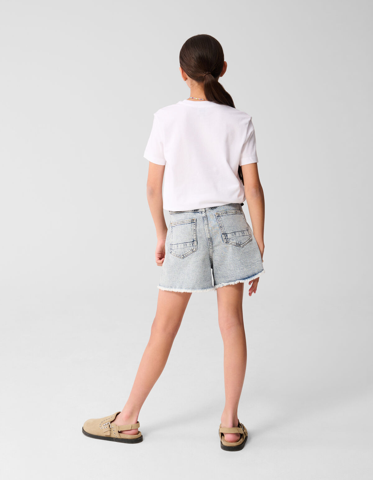 Smile Artwork T-shirt Wit SHOEBY GIRLS