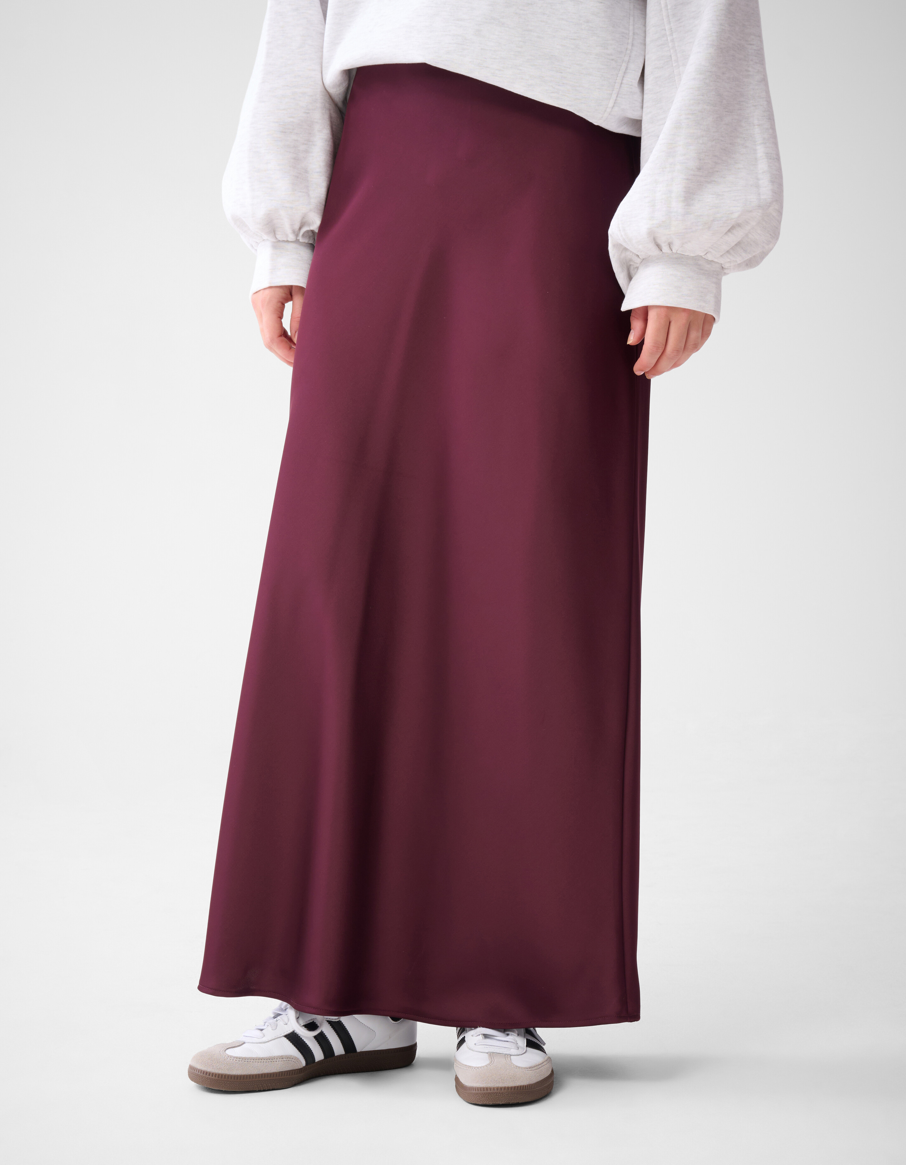 Satijnen Rok Donkerrood By Lonneke SHOEBY WOMEN